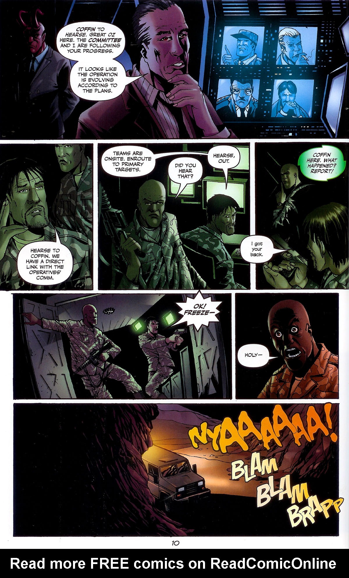 Read online CVO: Covert Vampiric Operations - African Blood comic -  Issue #2 - 12