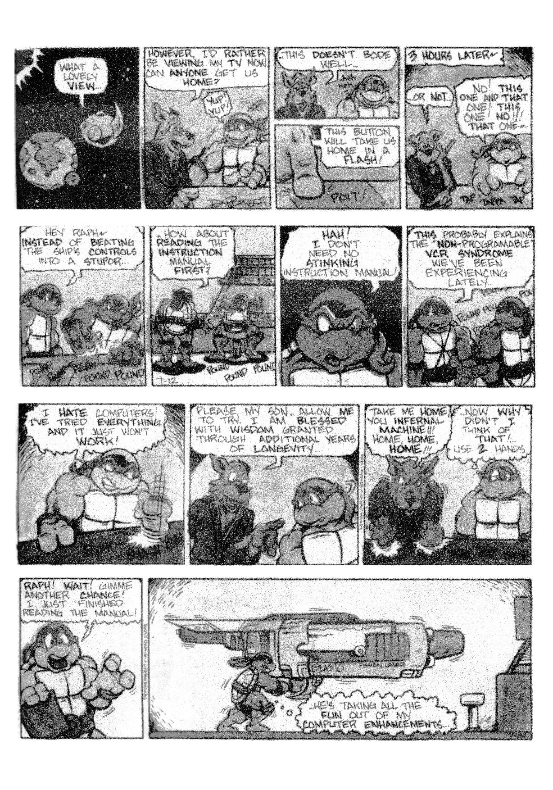 Read online Teenage Mutant Ninja Turtles: Complete Newspaper Daily Comic Strip Collection comic -  Issue # TPB 2 (Part 2) - 86