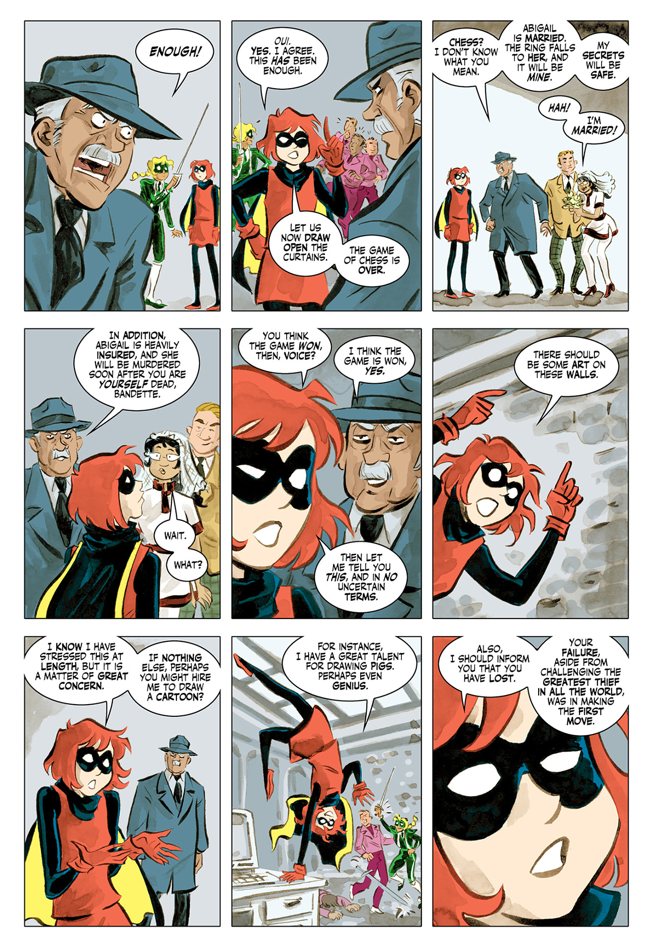Read online Bandette (2012) comic -  Issue #22 - 11