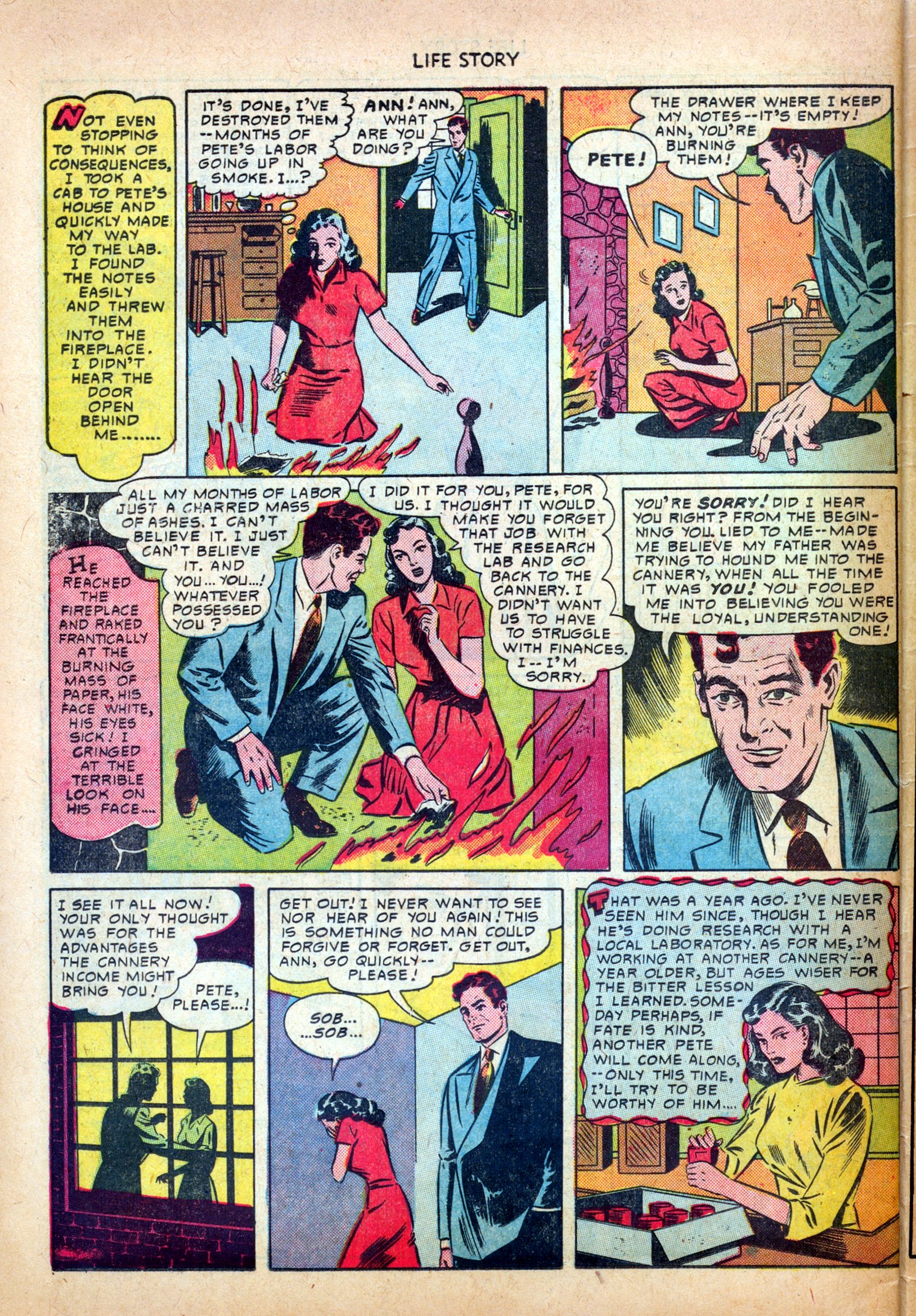 Read online Life Story comic -  Issue #20 - 34