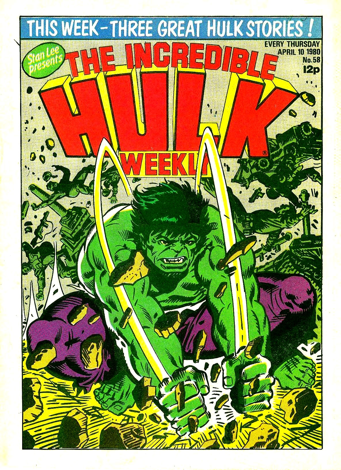 Read online The Incredible Hulk Weekly comic -  Issue #58 - 1