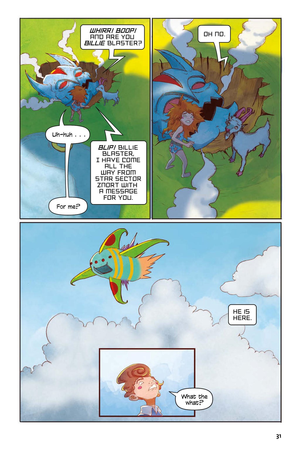 Read online Billie Blaster and the Robot Army From Outer Space comic -  Issue # TPB (Part 1) - 36