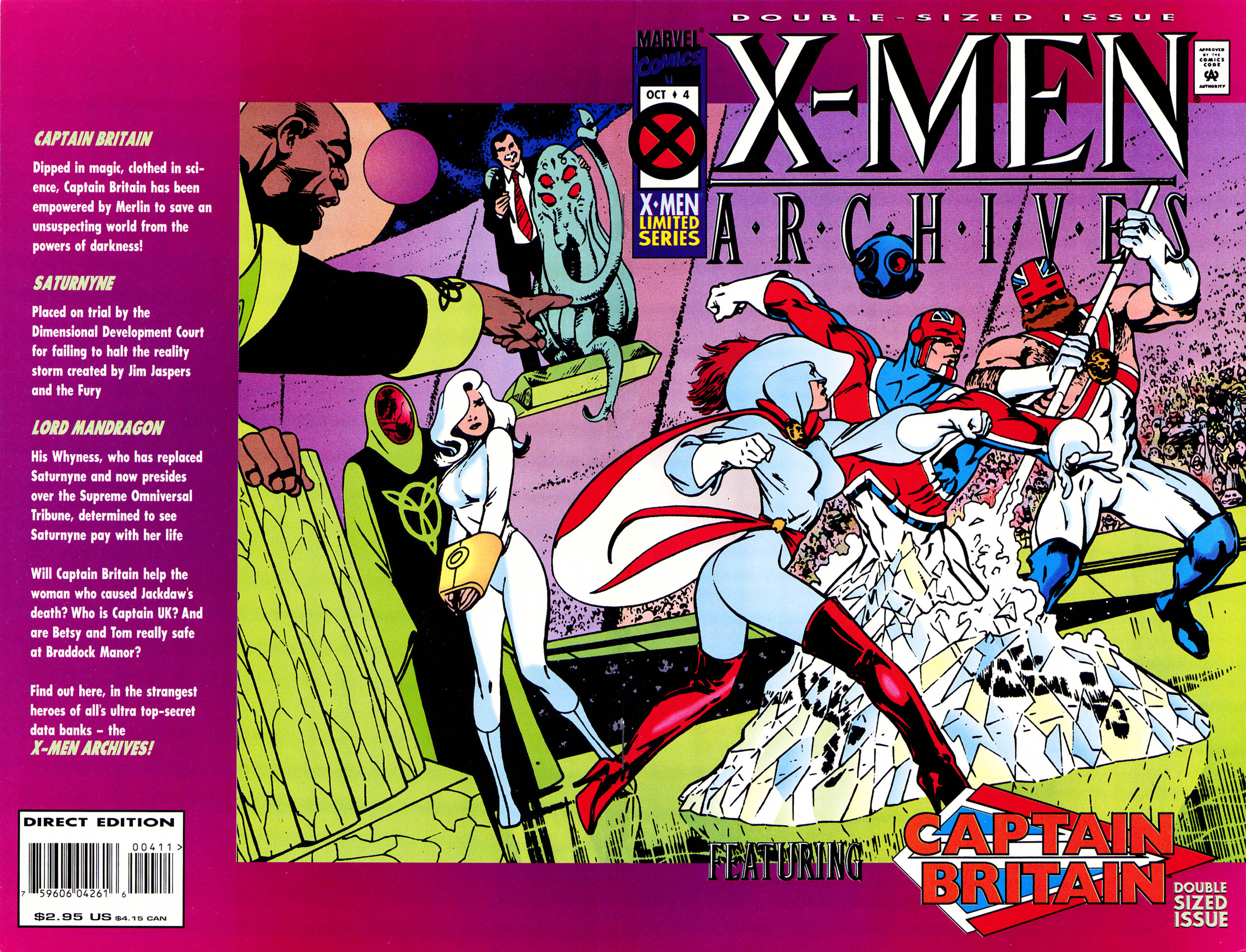 Read online X-Men Archives Featuring Captain Britain comic -  Issue #4 - 1