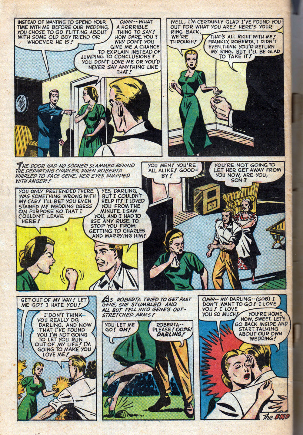 Read online Glamorous Romances comic -  Issue #42 - 34