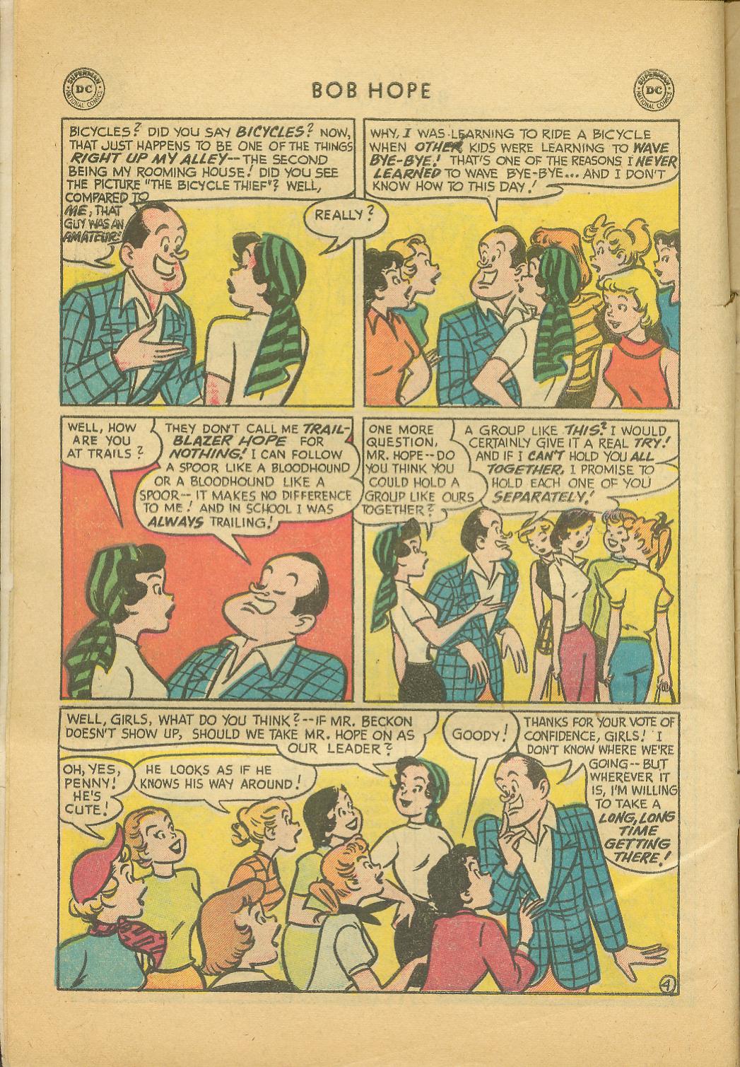 Read online The Adventures of Bob Hope comic -  Issue #35 - 6