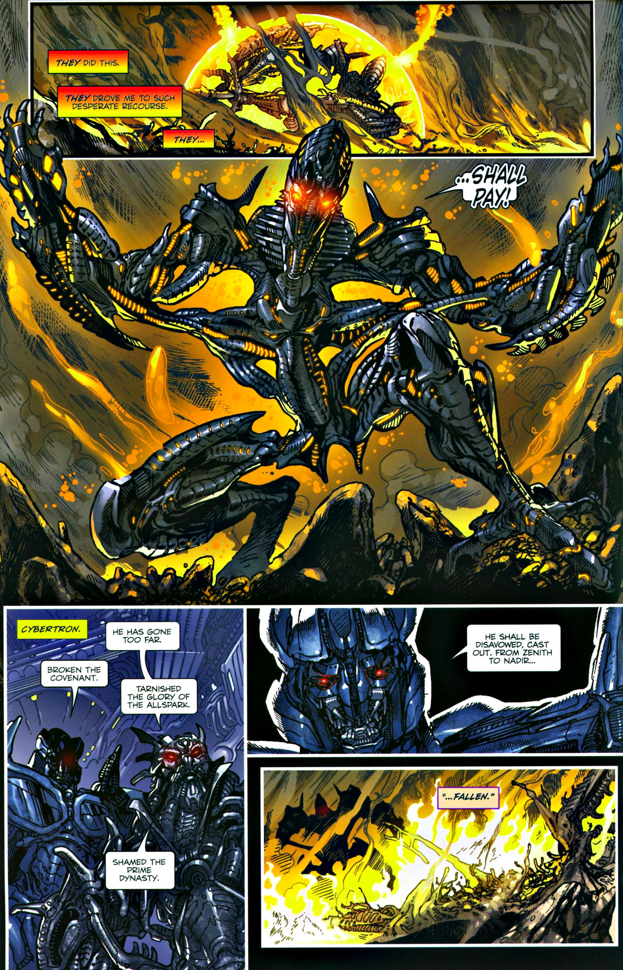 Read online Transformers: Tales of The Fallen comic -  Issue #4 - 9