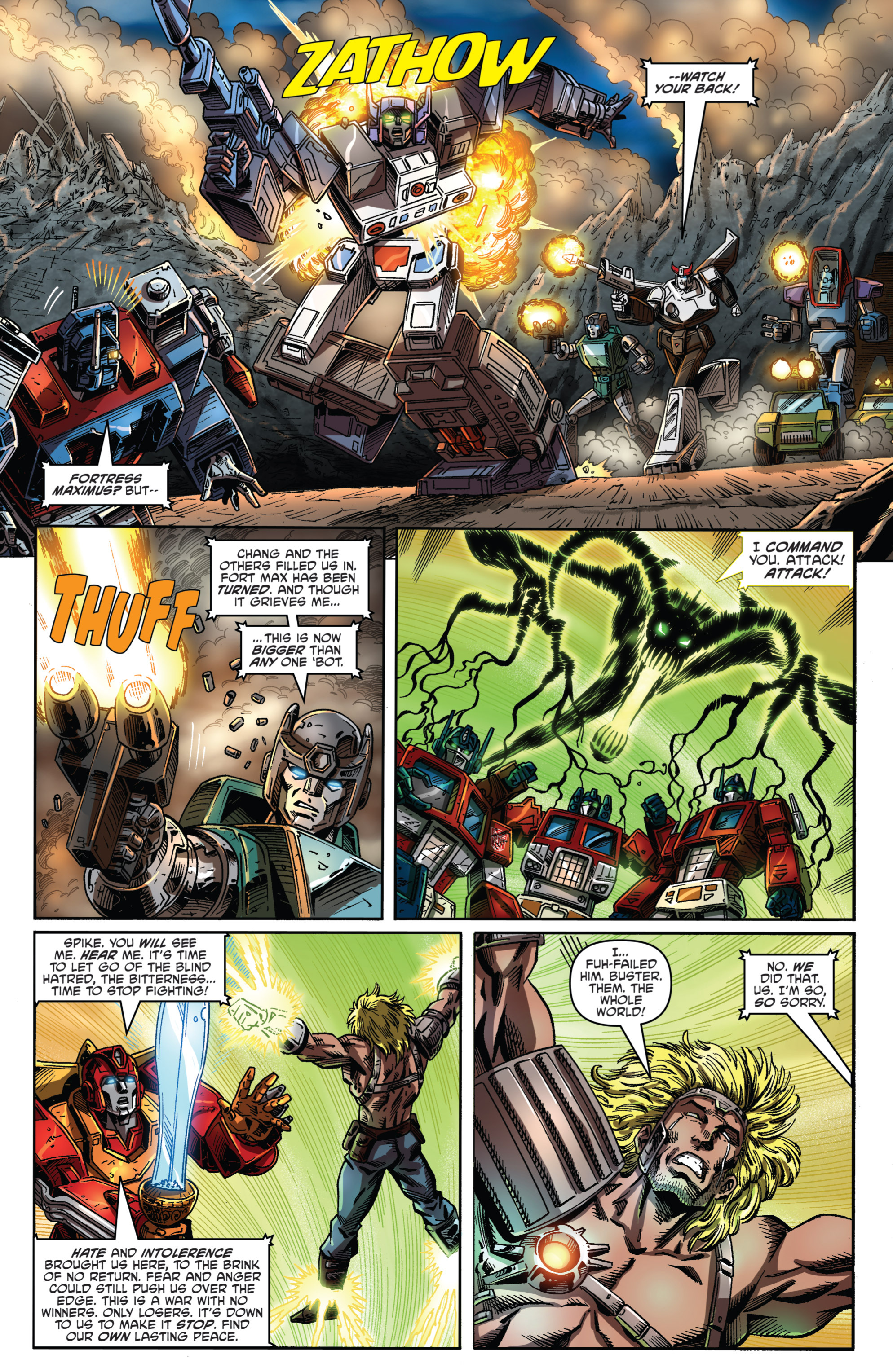 Read online The Transformers: Regeneration One comic -  Issue #100 - 32