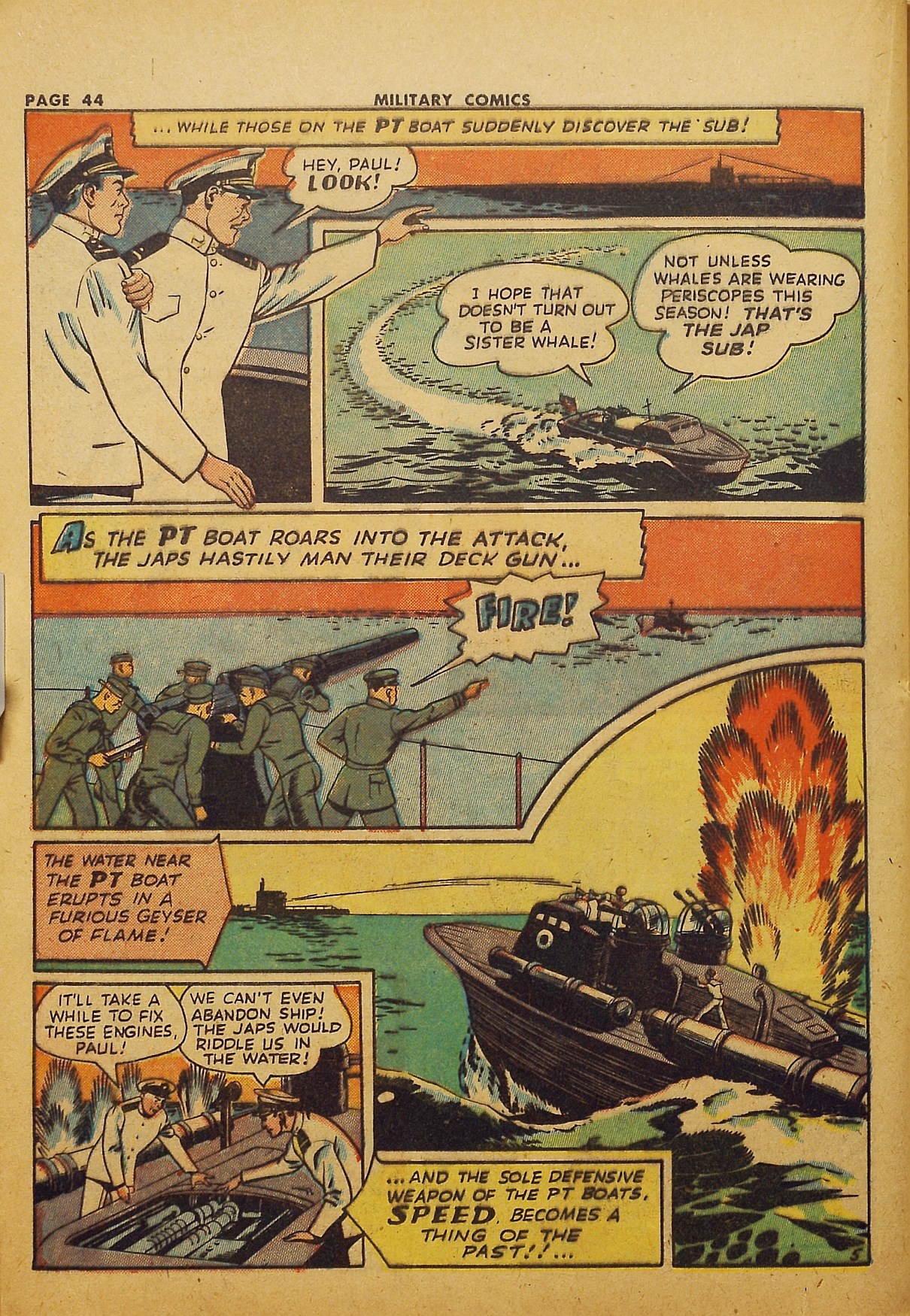 Read online Military Comics comic -  Issue #22 - 46