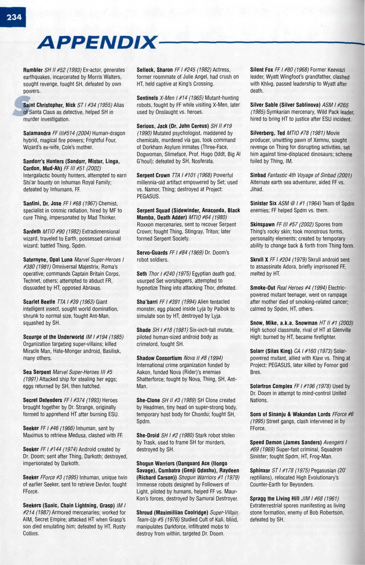 Read online Marvel Encyclopedia comic -  Issue # TPB 6 - 237