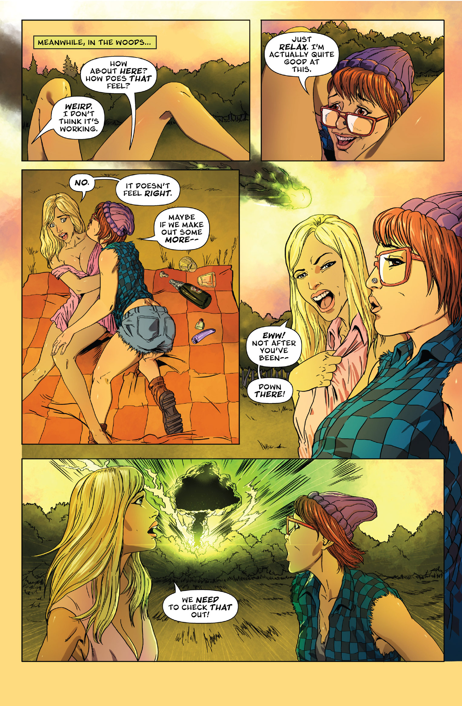 Read online Lesbian Zombies from Outer Space comic -  Issue #1 - 8