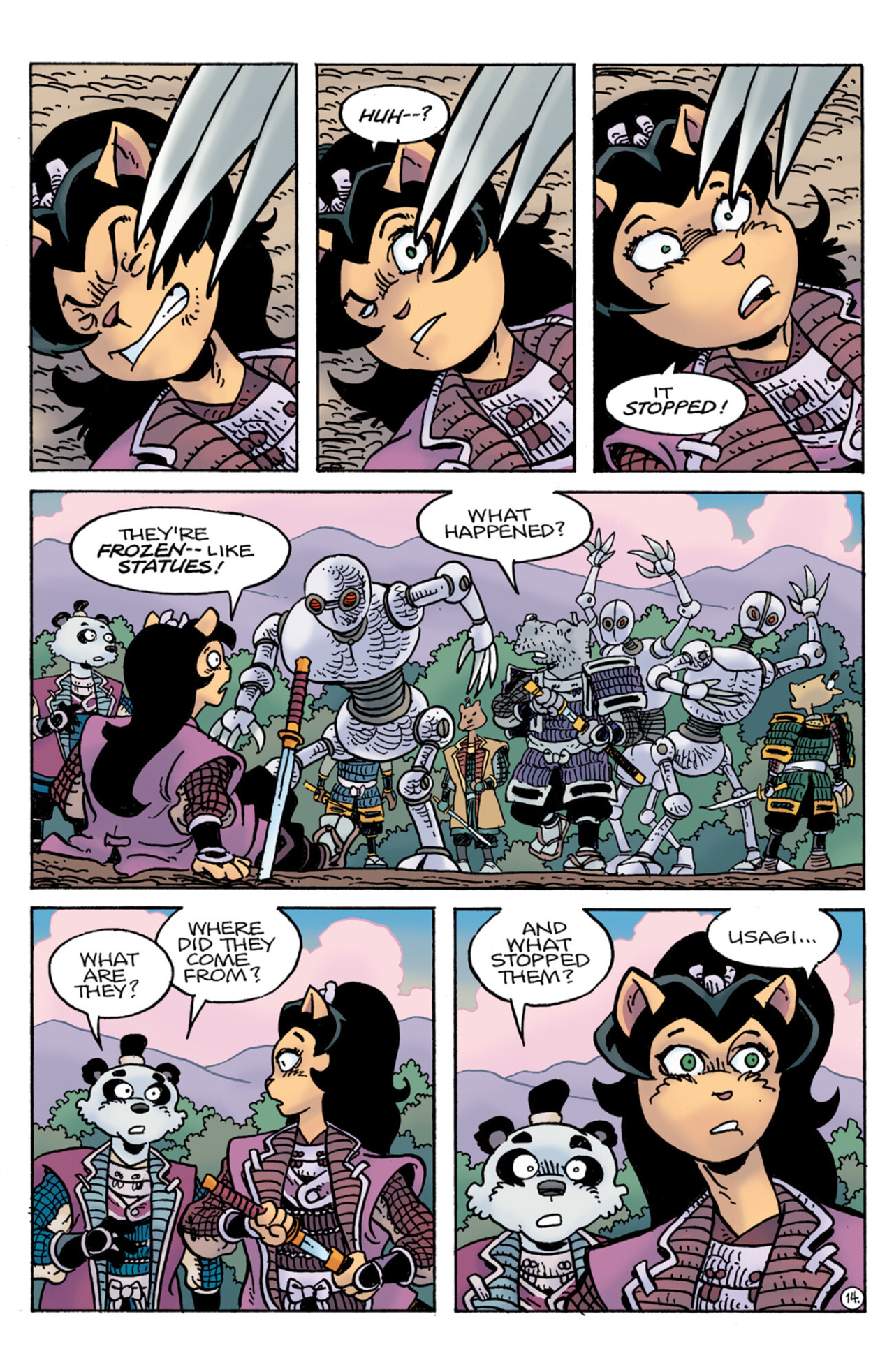 Read online Teenage Mutant Ninja Turtles/Usagi Yojimbo: WhereWhen comic -  Issue #5 - 16