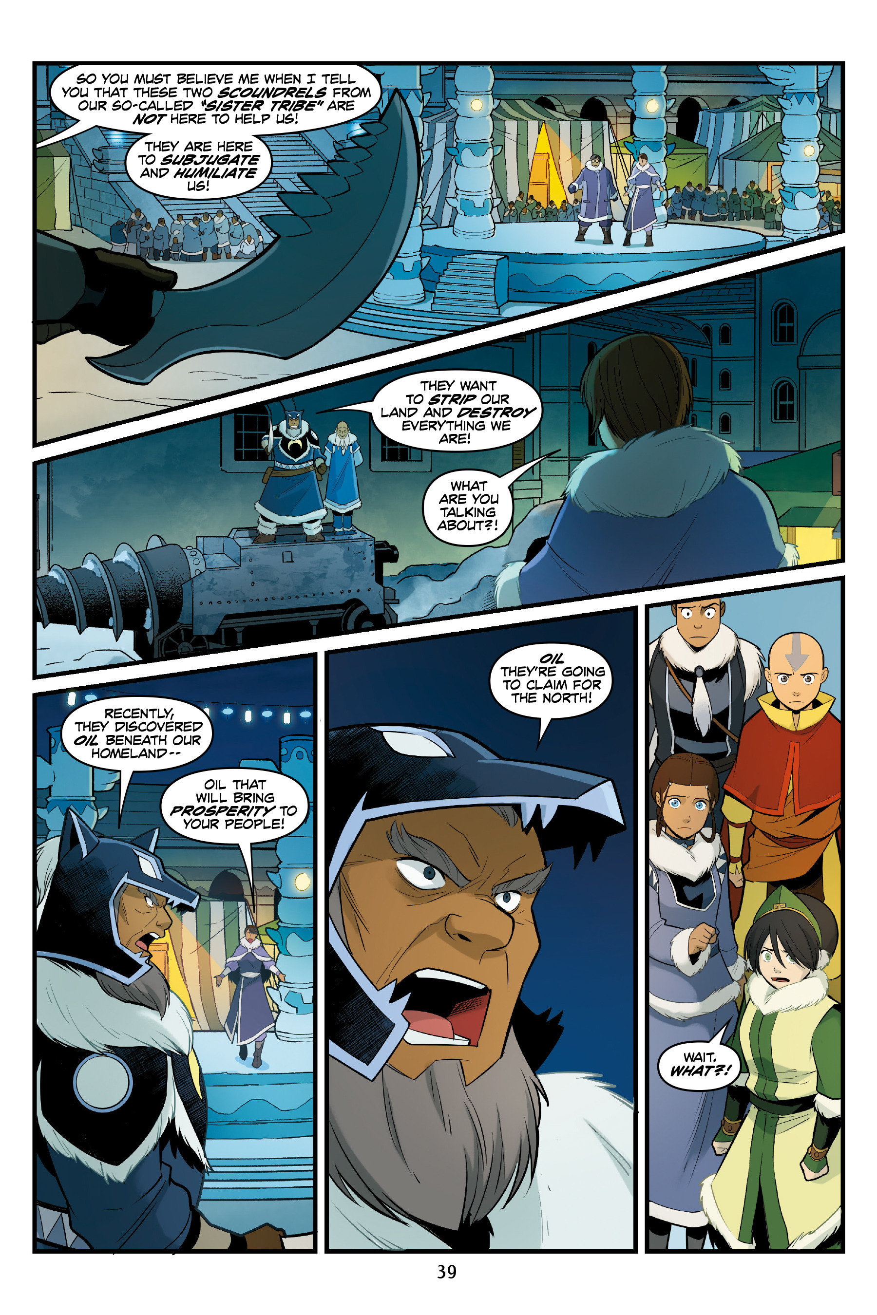 Read online Nickelodeon Avatar: The Last Airbender - North and South comic -  Issue #2 - 39