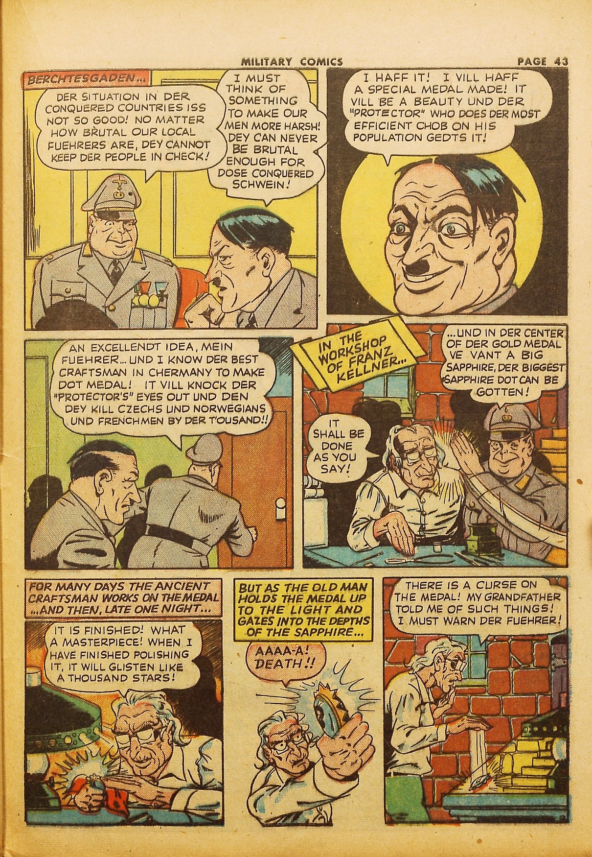 Read online Military Comics comic -  Issue #21 - 45