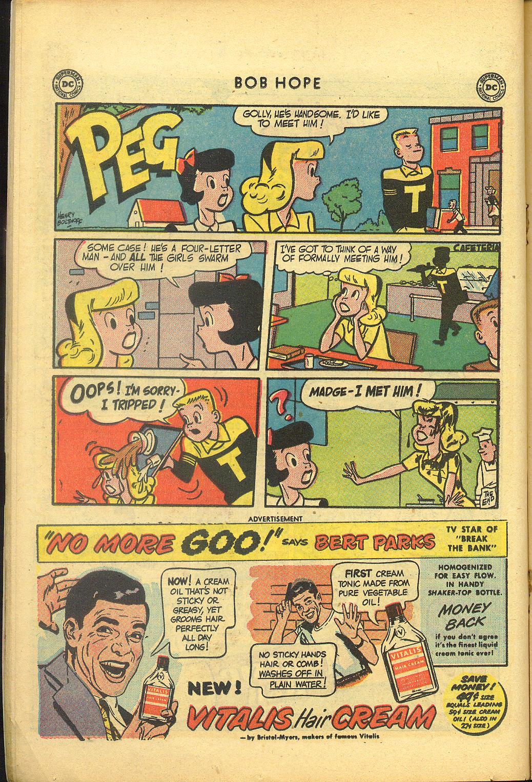Read online The Adventures of Bob Hope comic -  Issue #10 - 24
