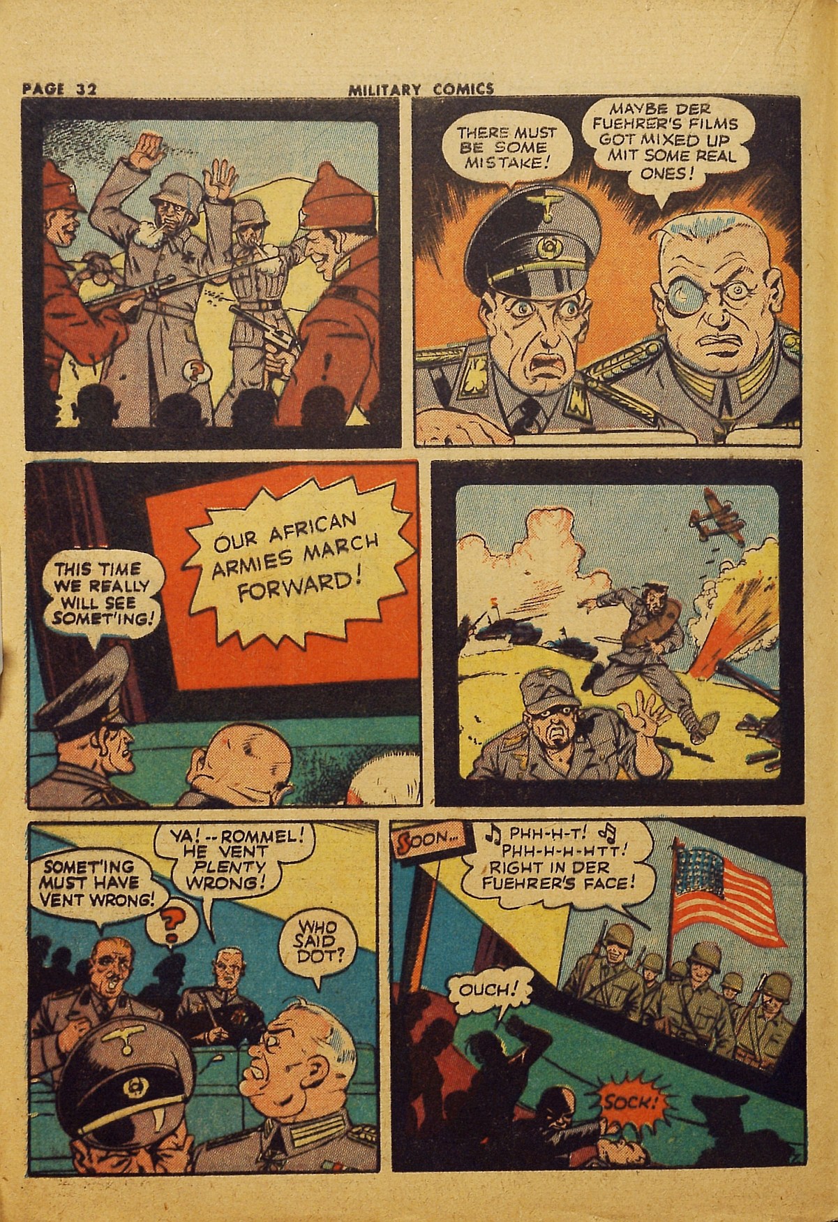 Read online Military Comics comic -  Issue #22 - 34