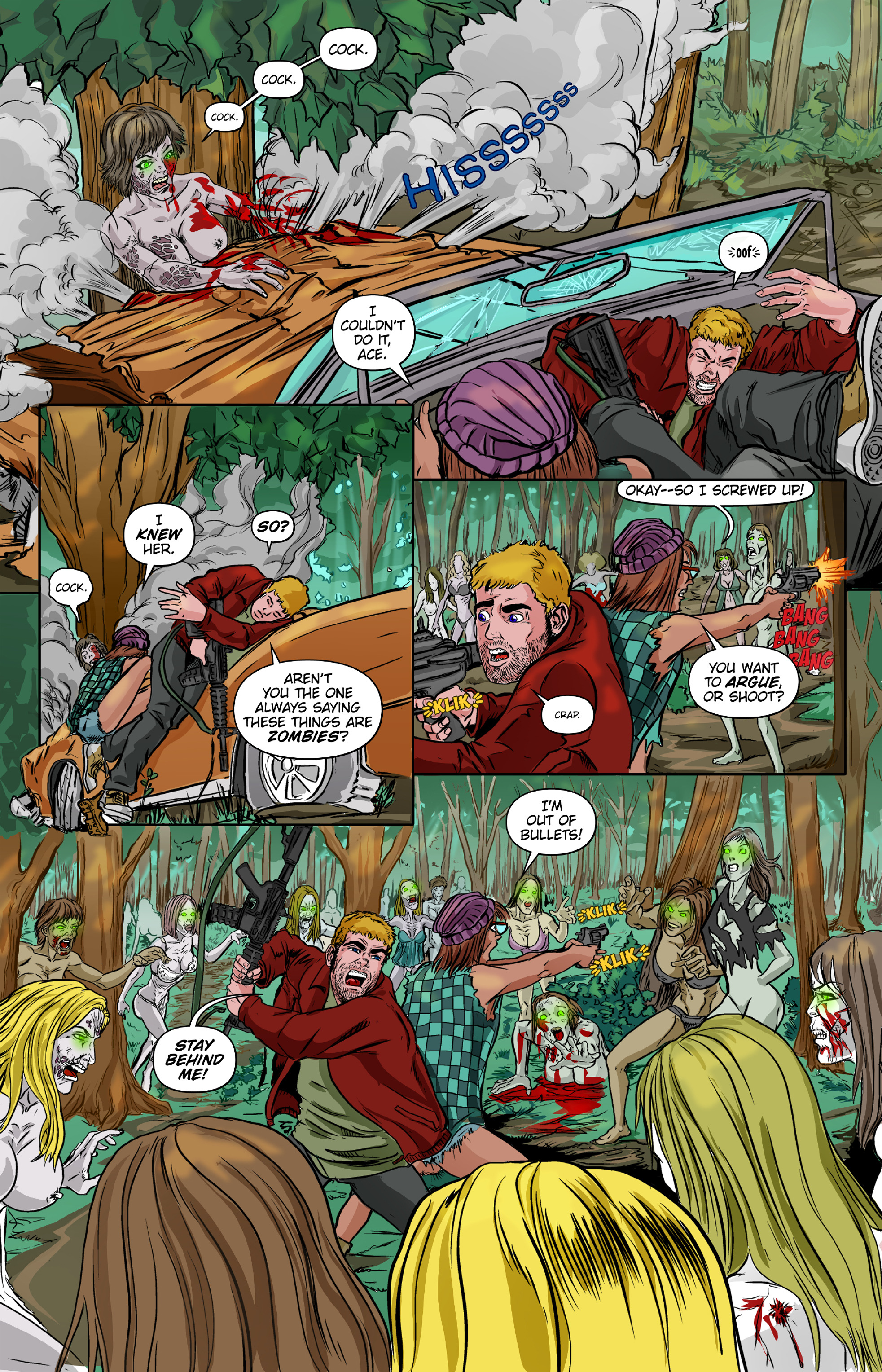 Read online Lesbian Zombies from Outer Space comic -  Issue #4 - 21