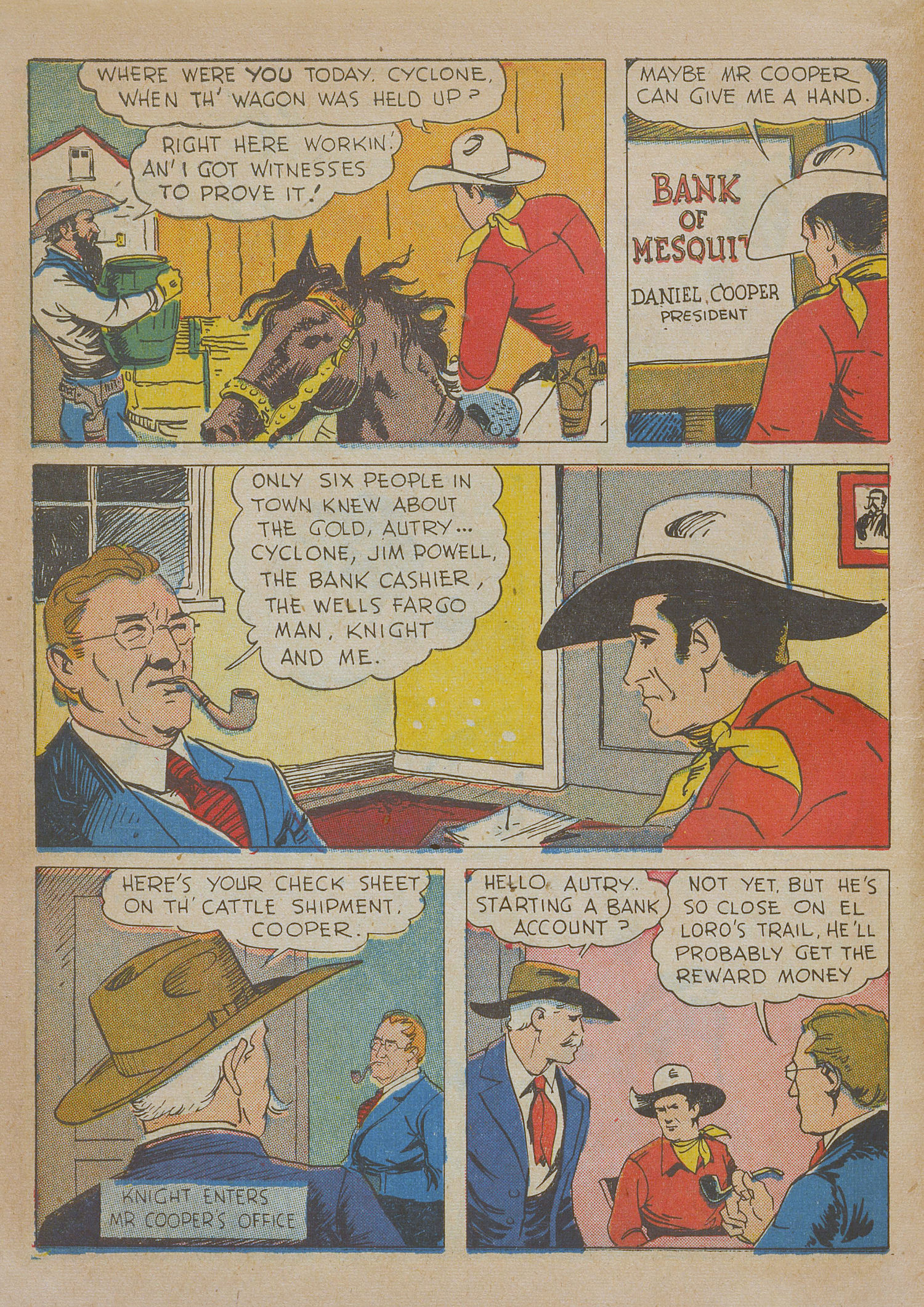 Read online Gene Autry Comics comic -  Issue #10 - 16