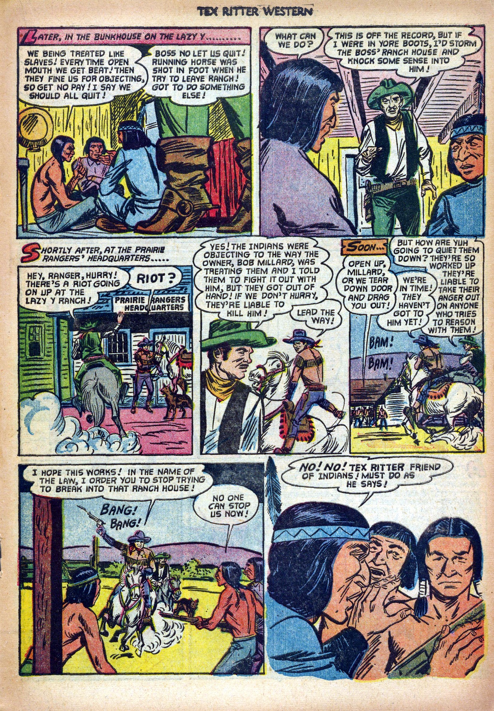 Read online Tex Ritter Western comic -  Issue #13 - 19
