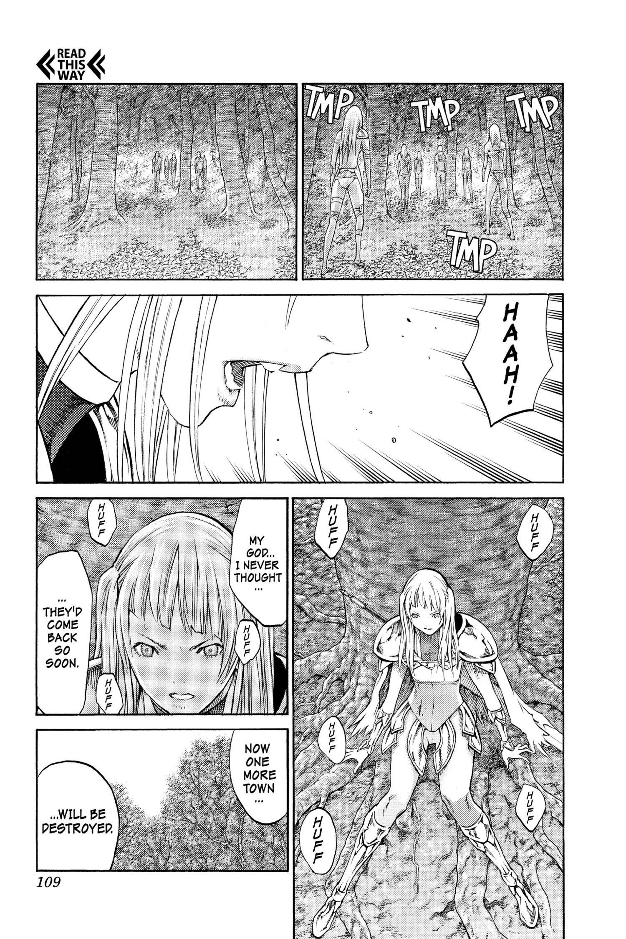 Read online Claymore comic -  Issue #16 - 101