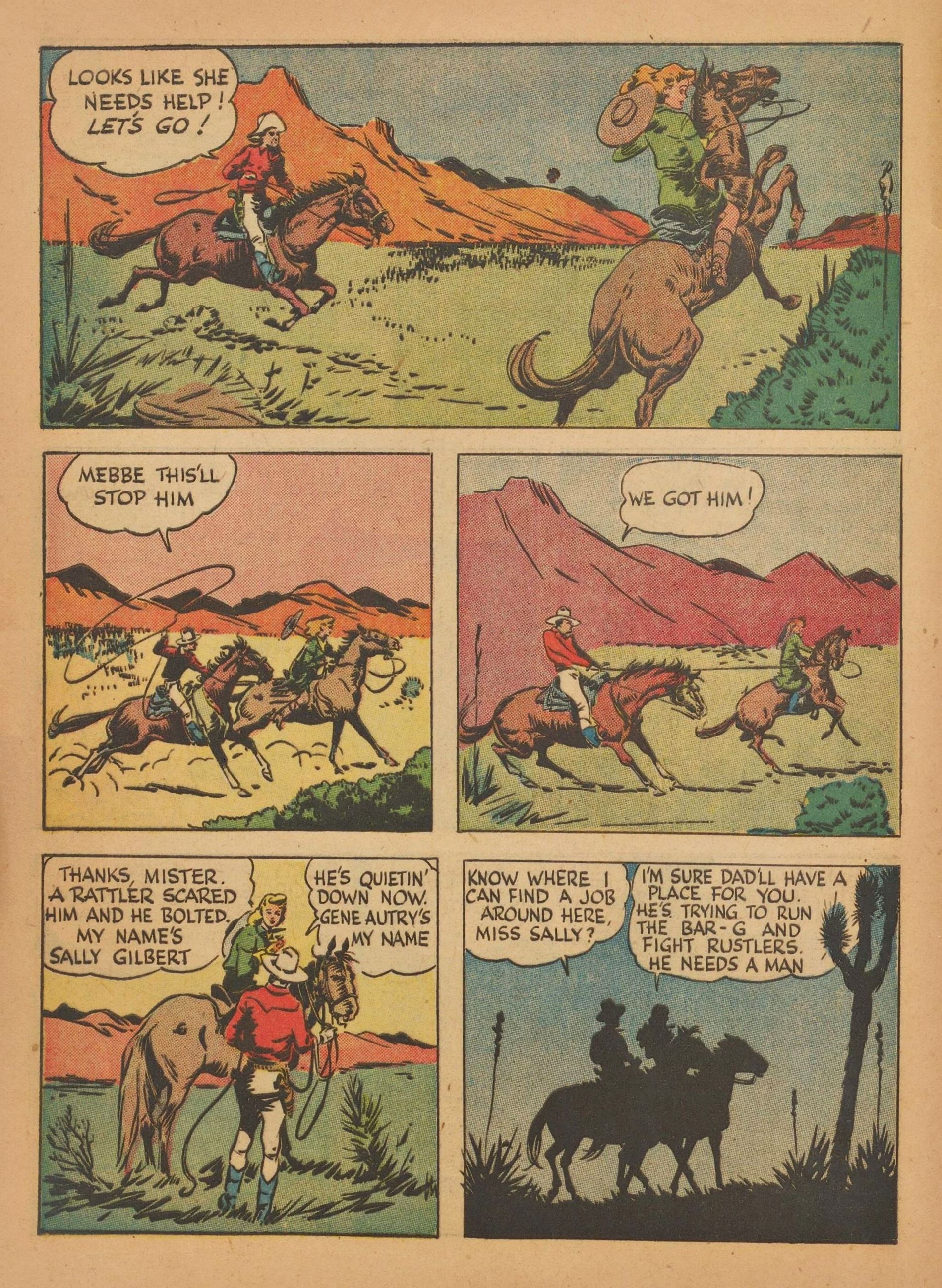 Read online Gene Autry Comics comic -  Issue #7 - 6