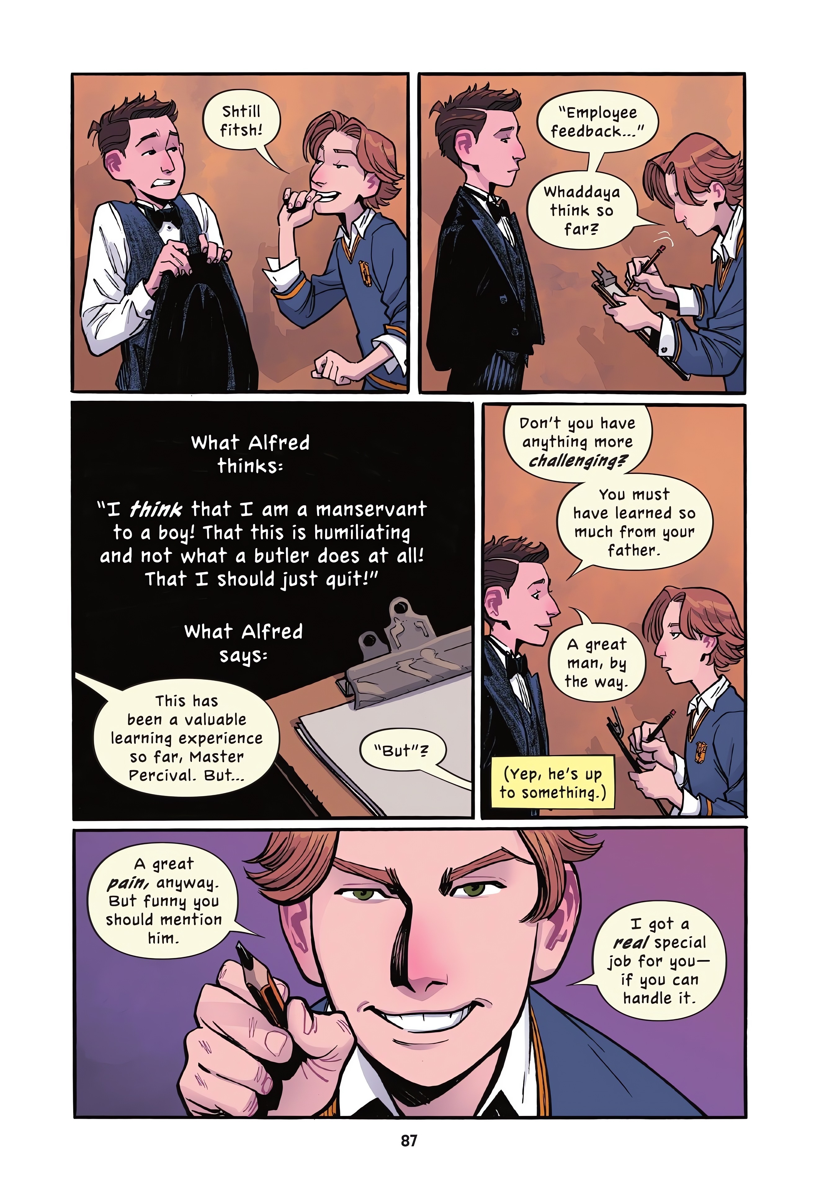 Read online Young Alfred: Pain in the Butler comic -  Issue # TPB (Part 1) - 83