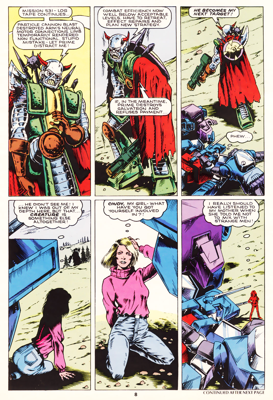 Read online The Transformers (UK) comic -  Issue #118 - 8