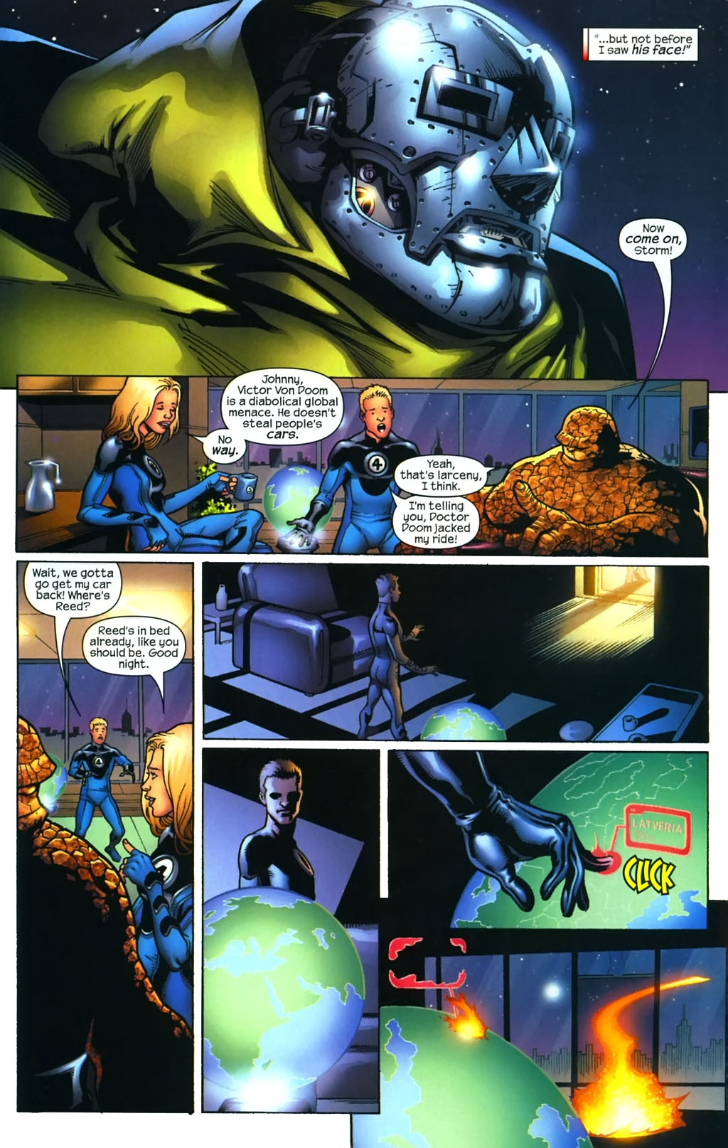 Read online Marvel Adventures Fantastic Four comic -  Issue #12 - 13