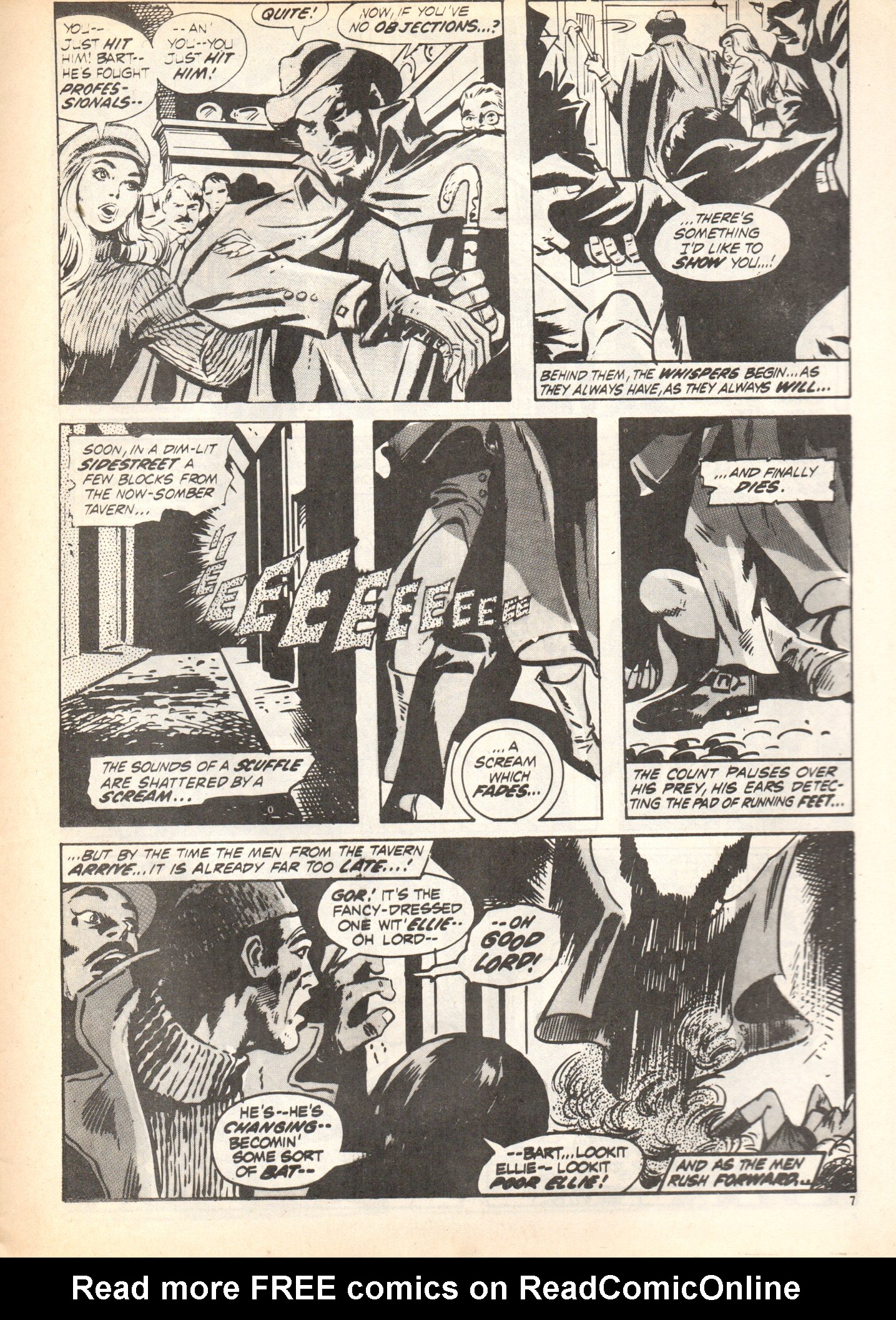 Read online Dracula Lives (1974) comic -  Issue #4 - 7