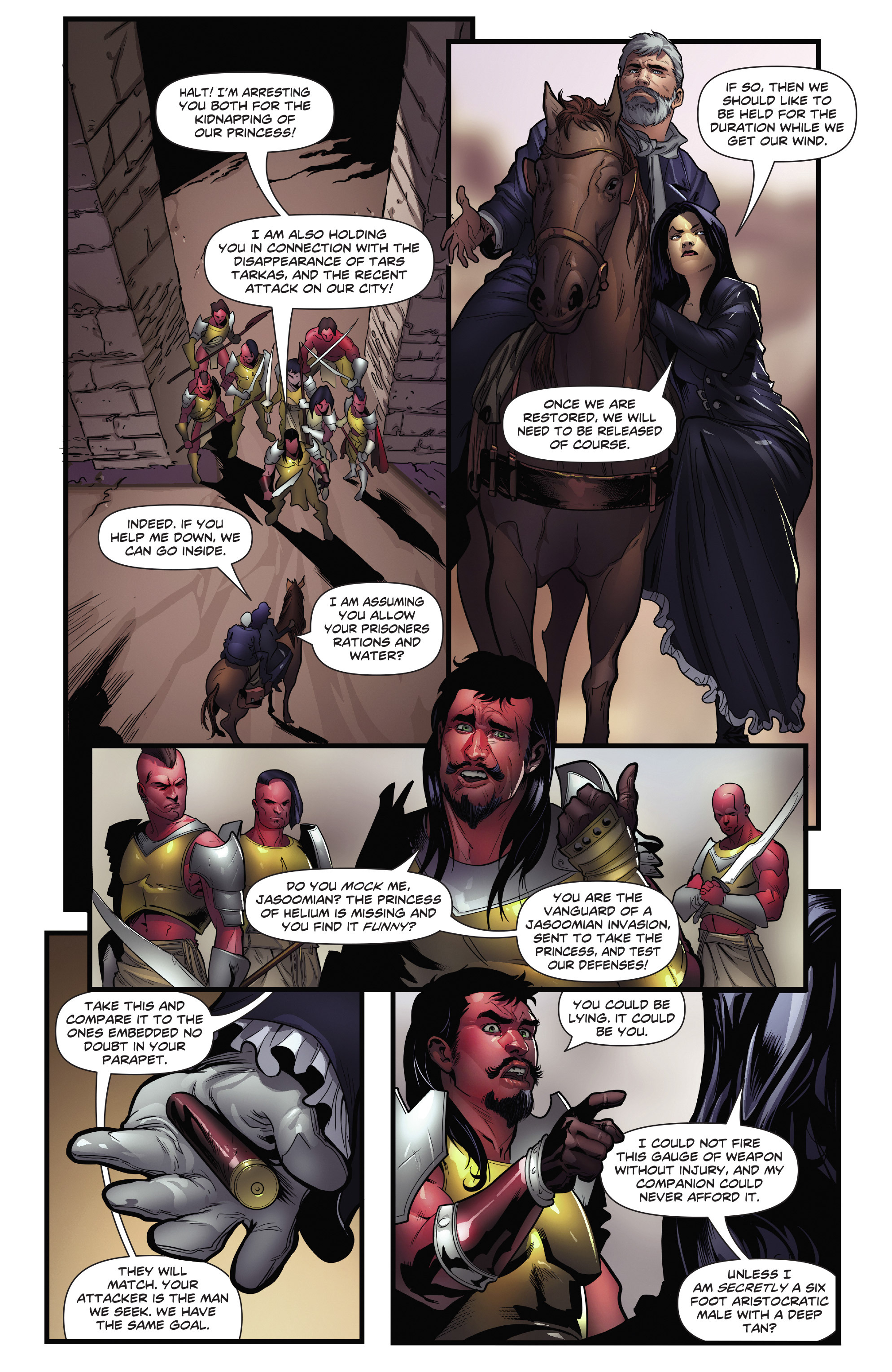 Read online Swords of Sorrow: Dejah Thoris & Irene Adler comic -  Issue #2 - 13