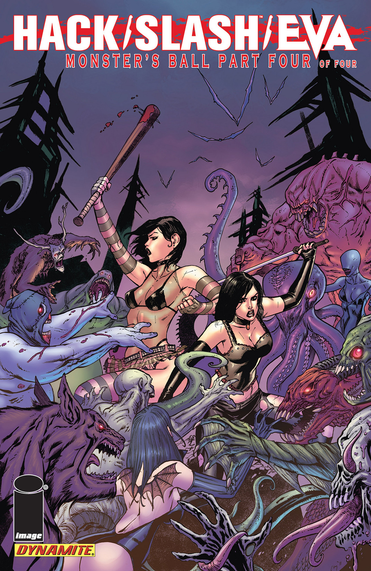 Read online Hack/Slash/Eva Monster's Ball comic -  Issue # _TPB - 76