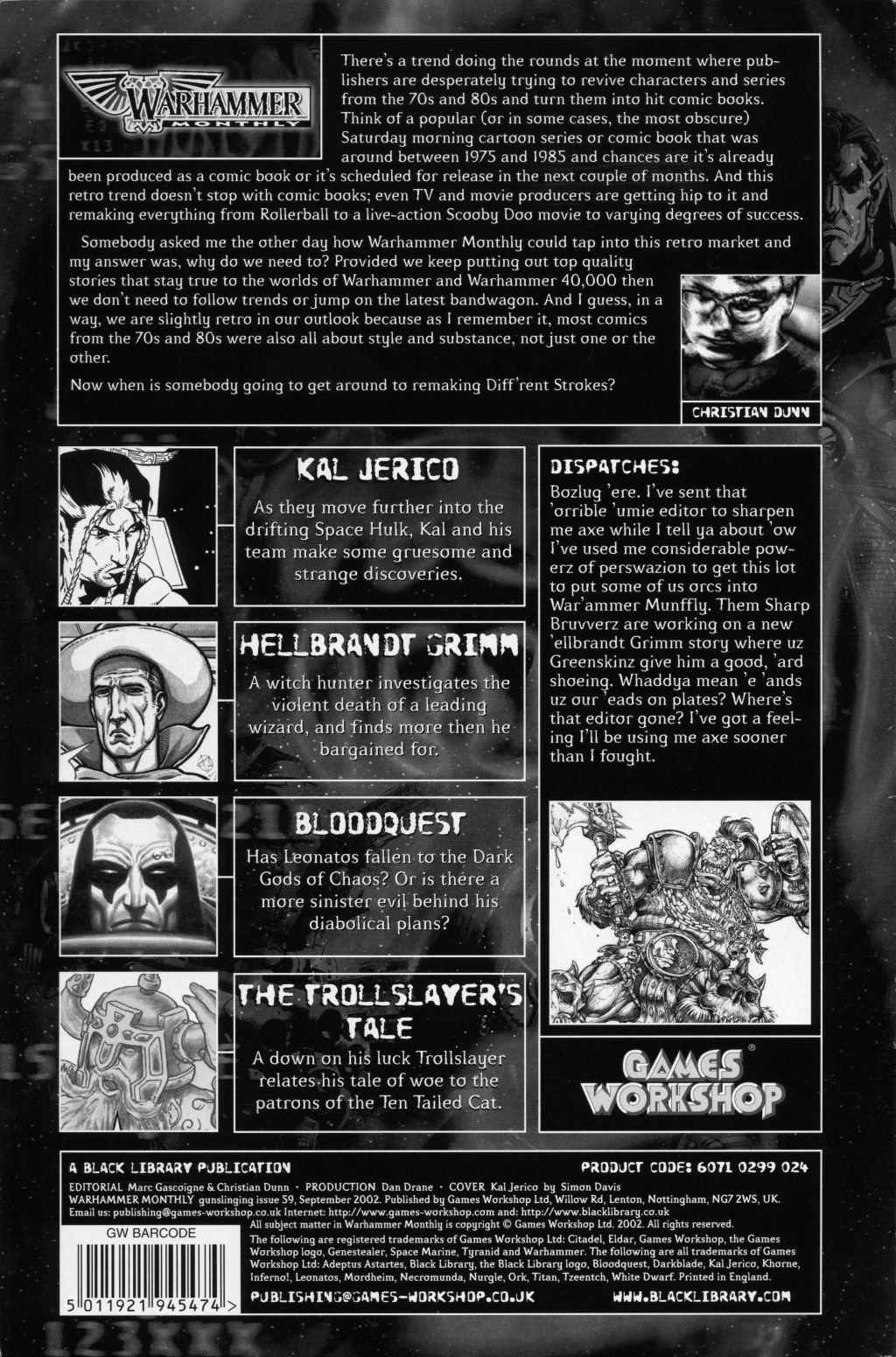Read online Warhammer Monthly comic -  Issue #59 - 2
