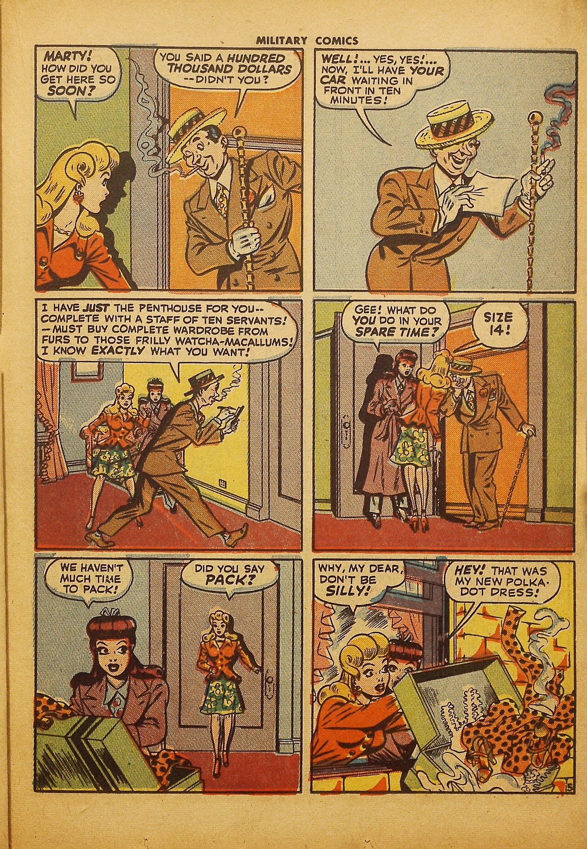 Read online Military Comics comic -  Issue #36 - 35