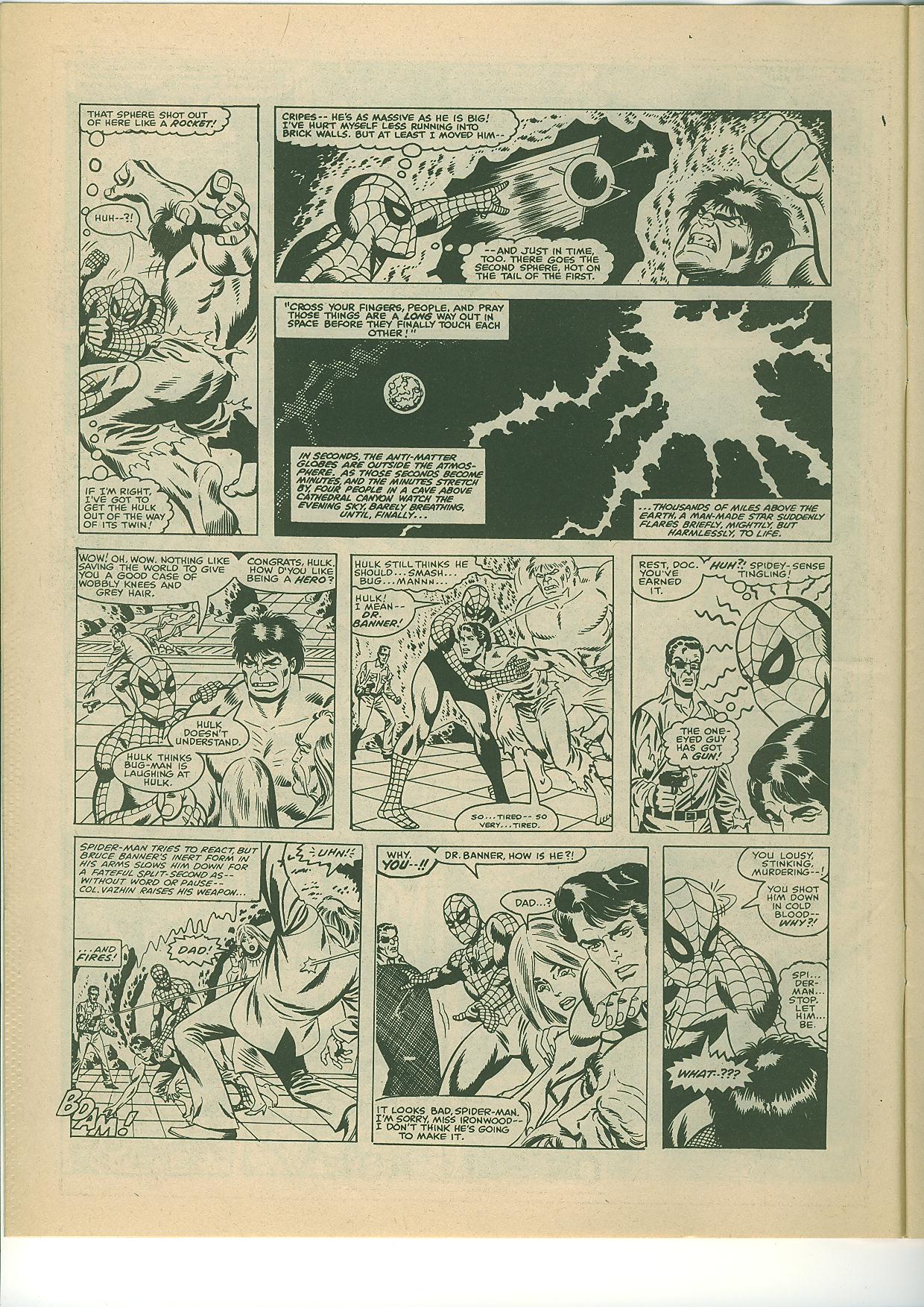 Read online The Incredible Hulk Weekly comic -  Issue #50 - 6
