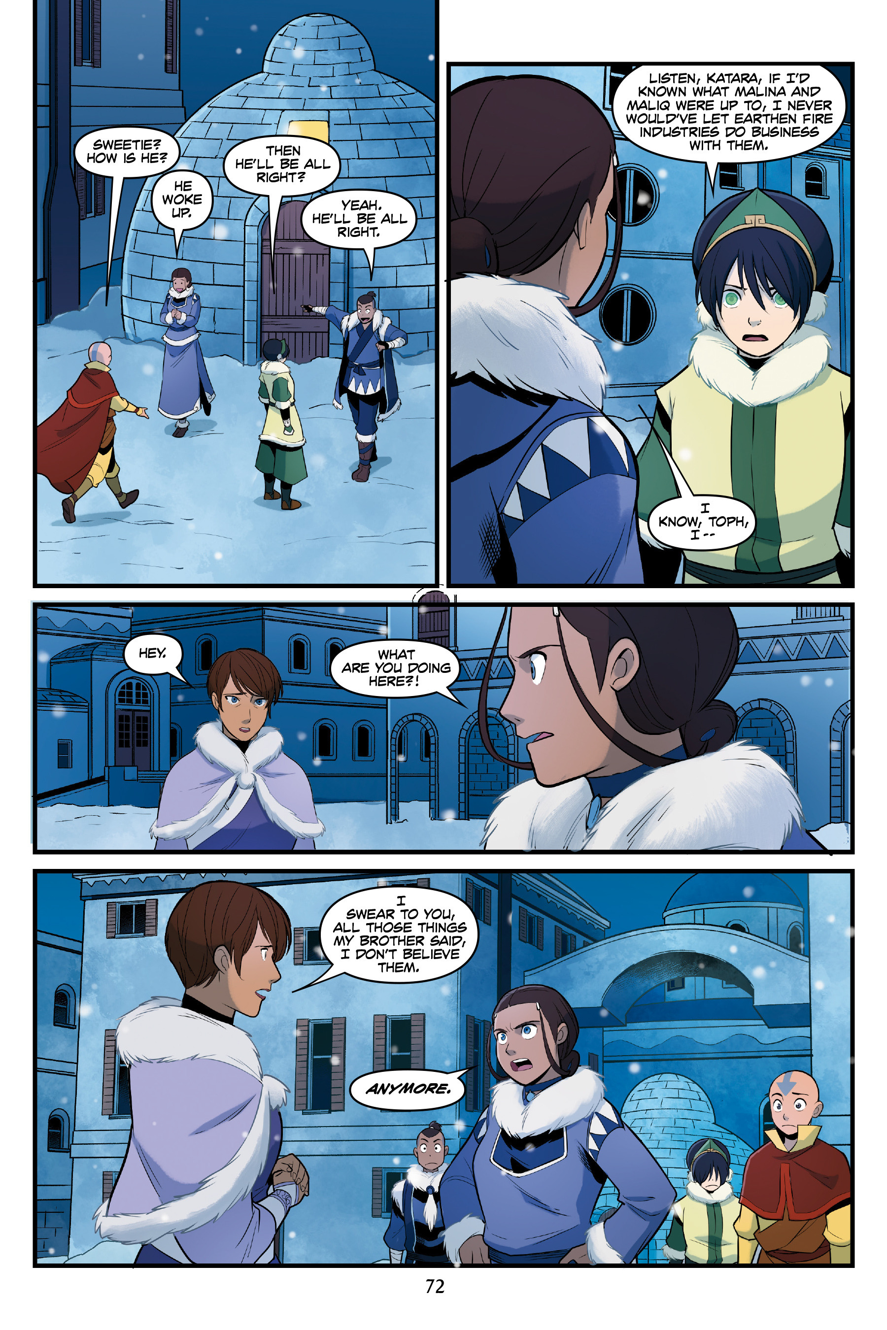 Read online Nickelodeon Avatar: The Last Airbender - North and South comic -  Issue #2 - 72