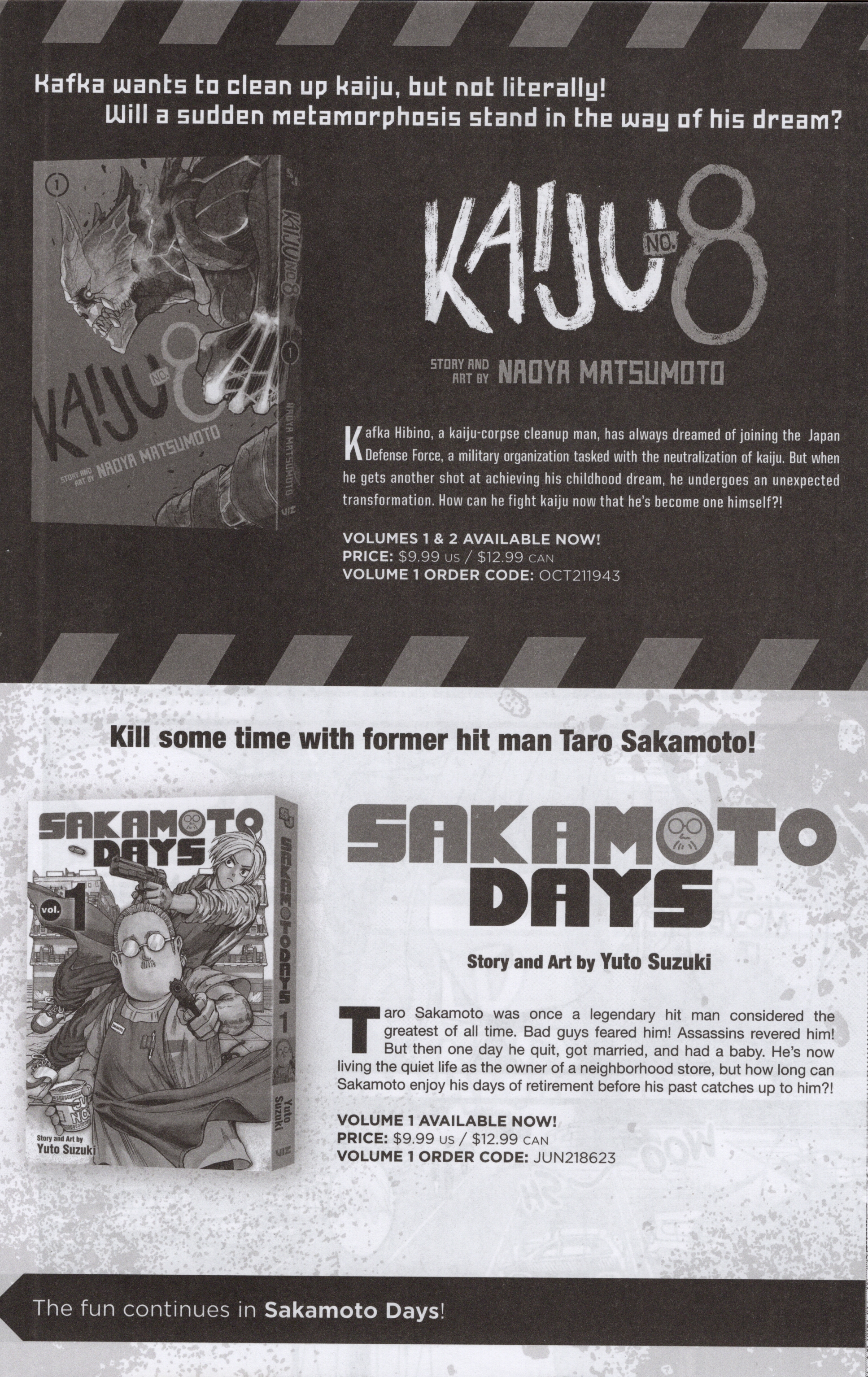 Read online Free Comic Book Day 2022 comic -  Issue # Viz Kaiju No 8 and Sakamoto Days - 18