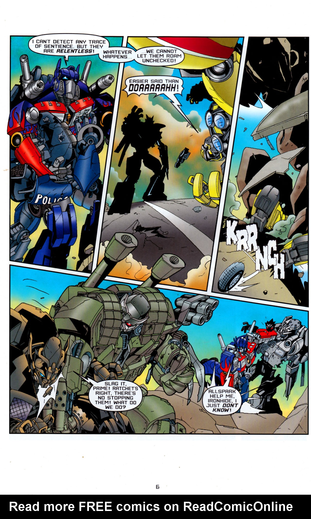 Read online Transformers: Saga of the Allspark comic -  Issue #4 - 9