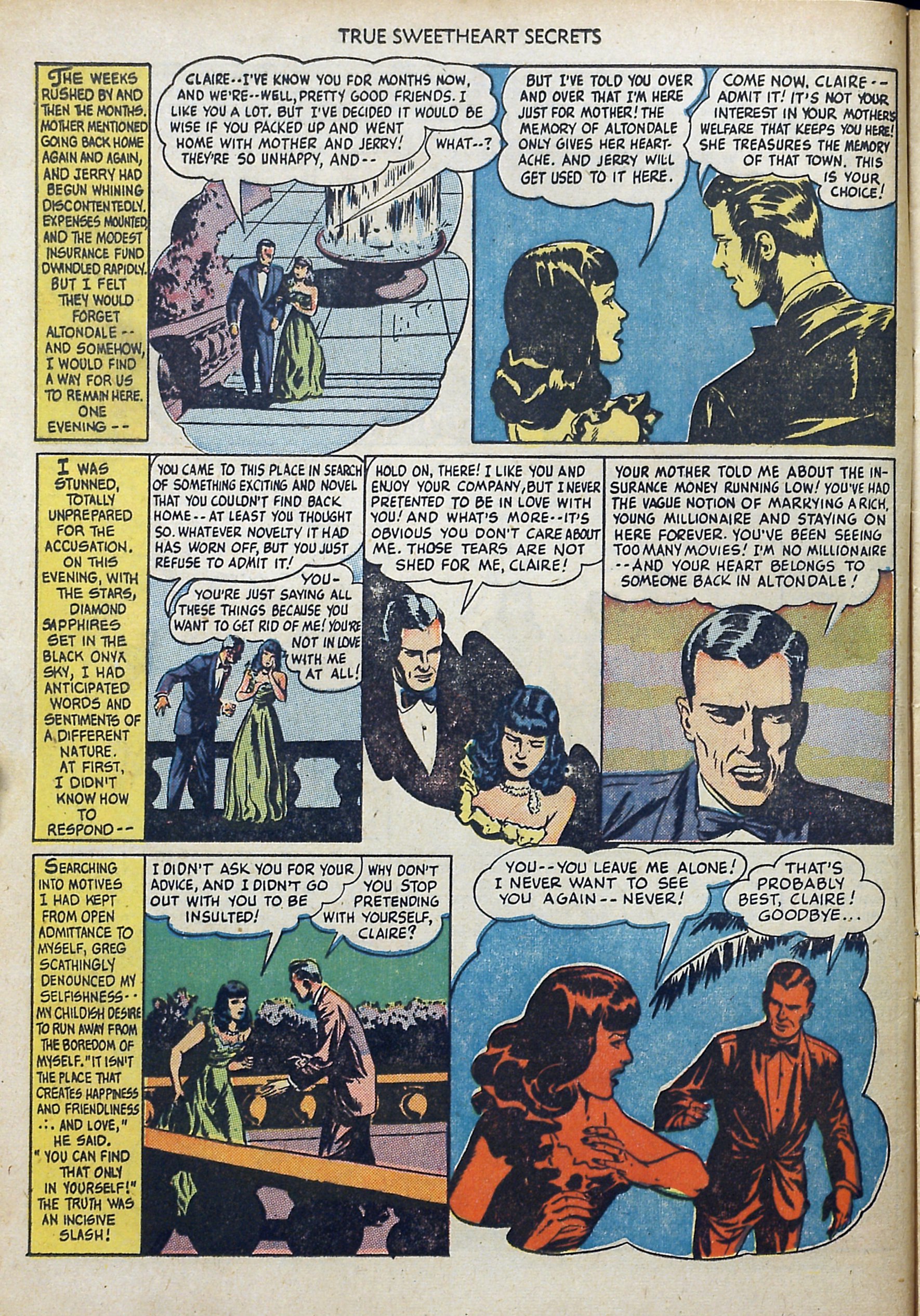 Read online True Sweetheart Secrets comic -  Issue #1 - 12