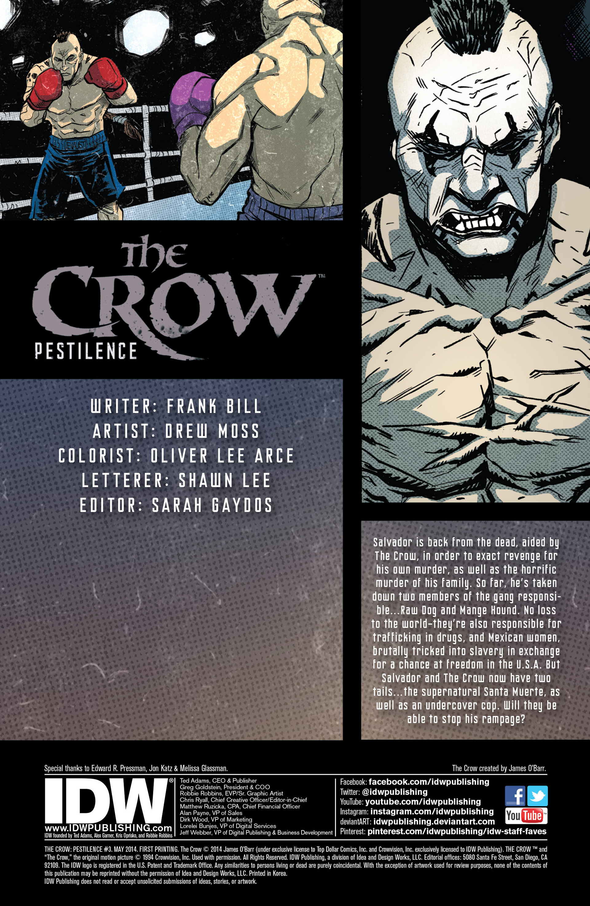 Read online The Crow: Pestilence comic -  Issue #3 - 2