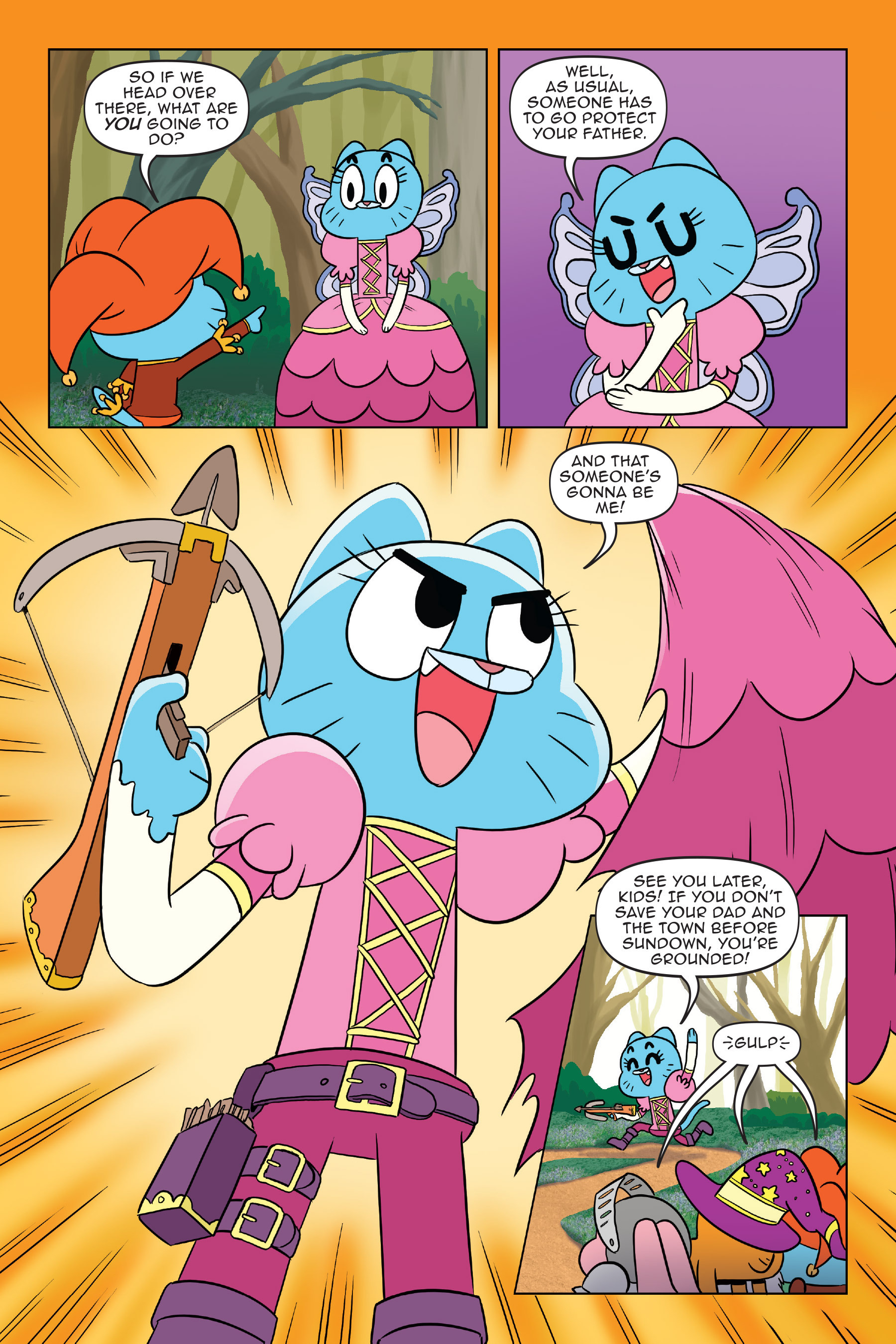 Read online The Amazing World of Gumball: Fairy Tale Trouble comic -  Issue # Full - 49