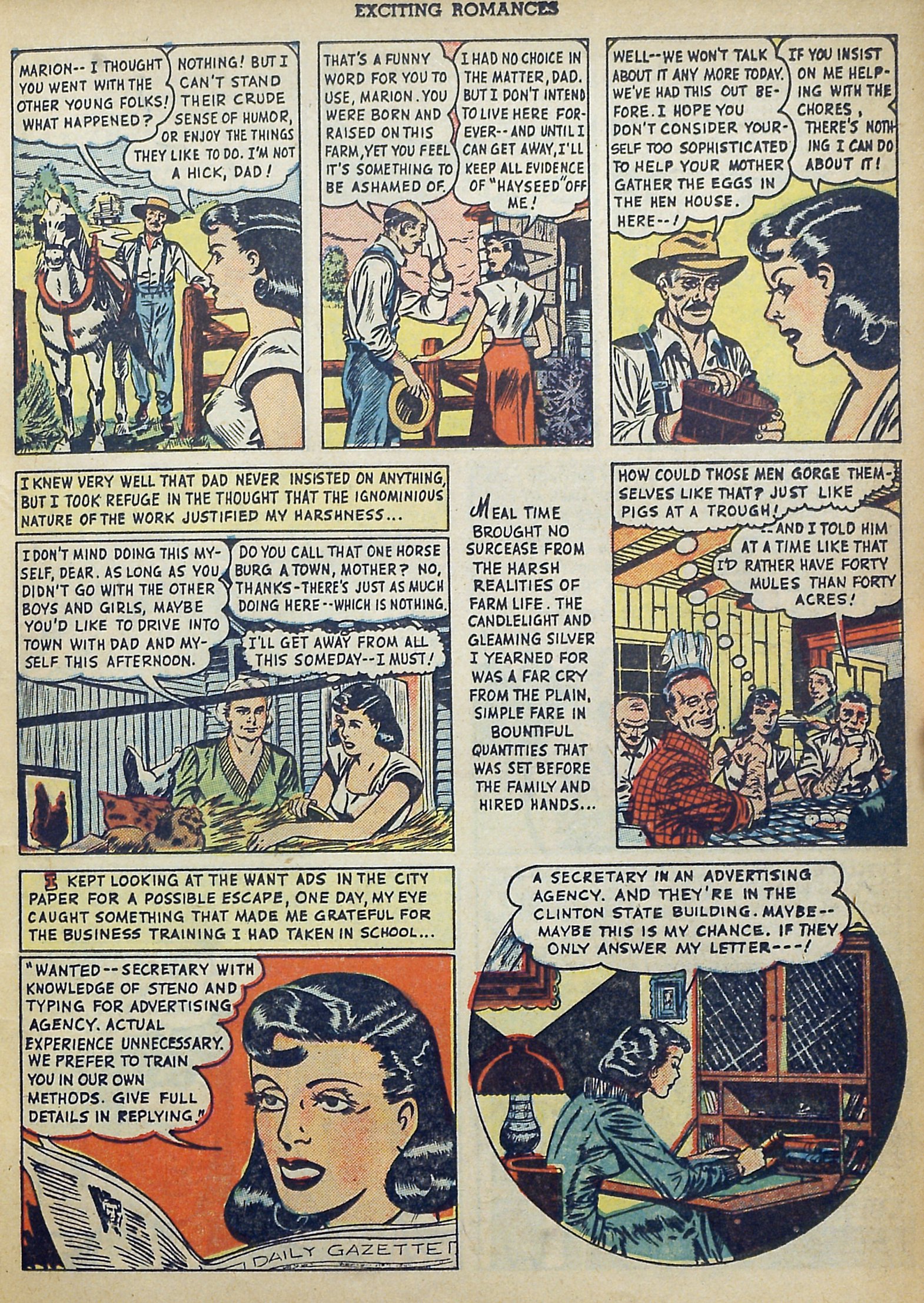 Read online Exciting Romances comic -  Issue #2 - 15