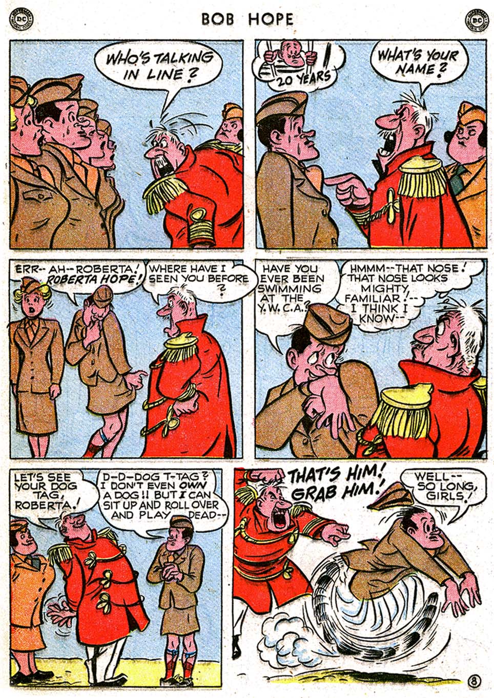 Read online The Adventures of Bob Hope comic -  Issue #8 - 22