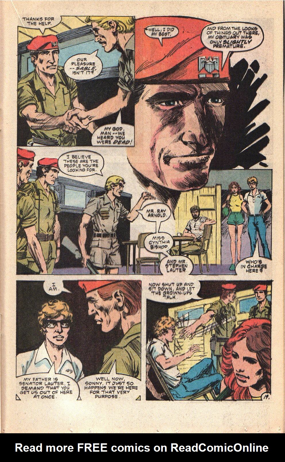 Read online Jon Sable, Freelance comic -  Issue #5 - 21