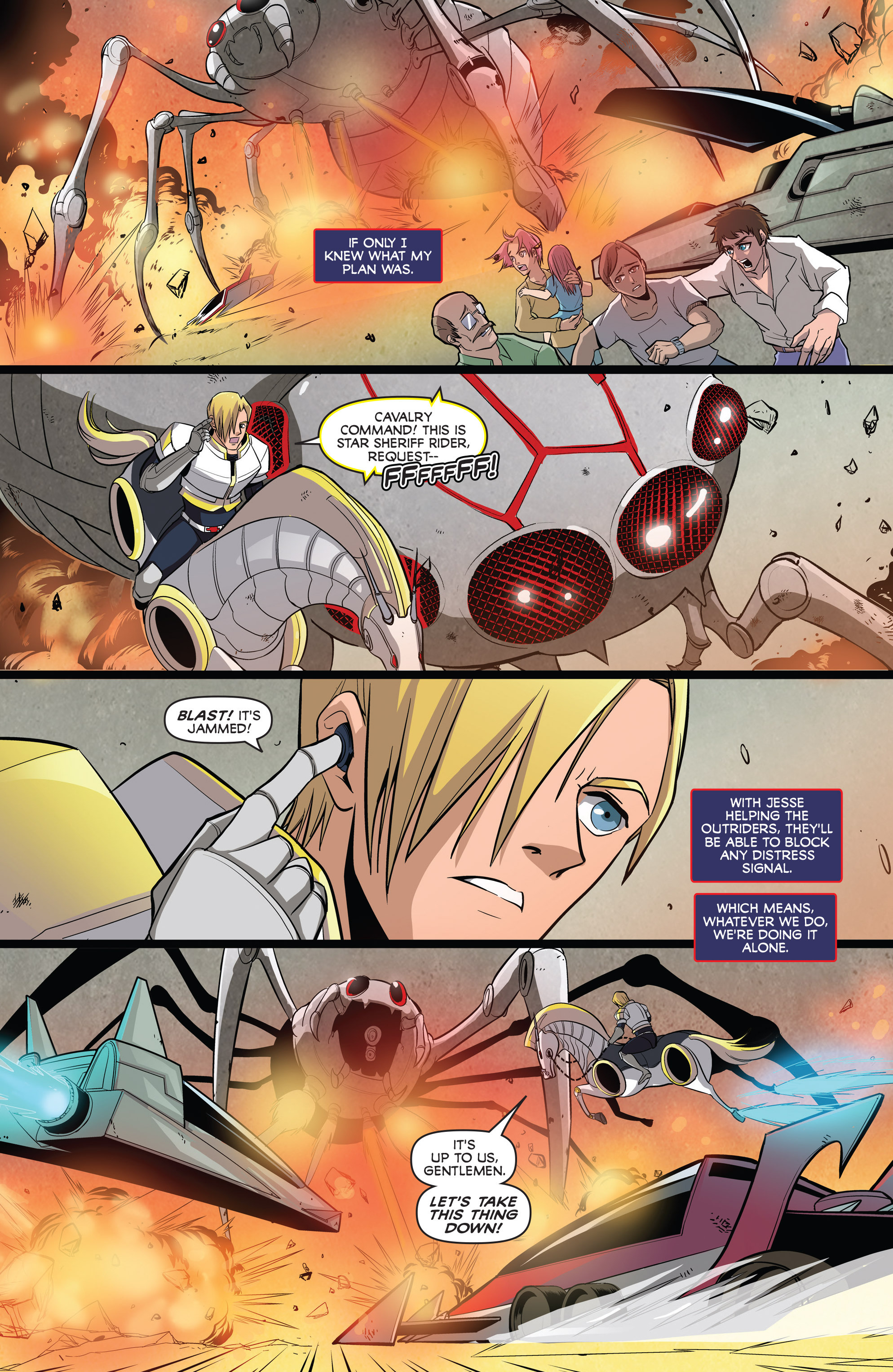 Read online Saber Rider and the Star Sheriffs comic -  Issue #3 - 16