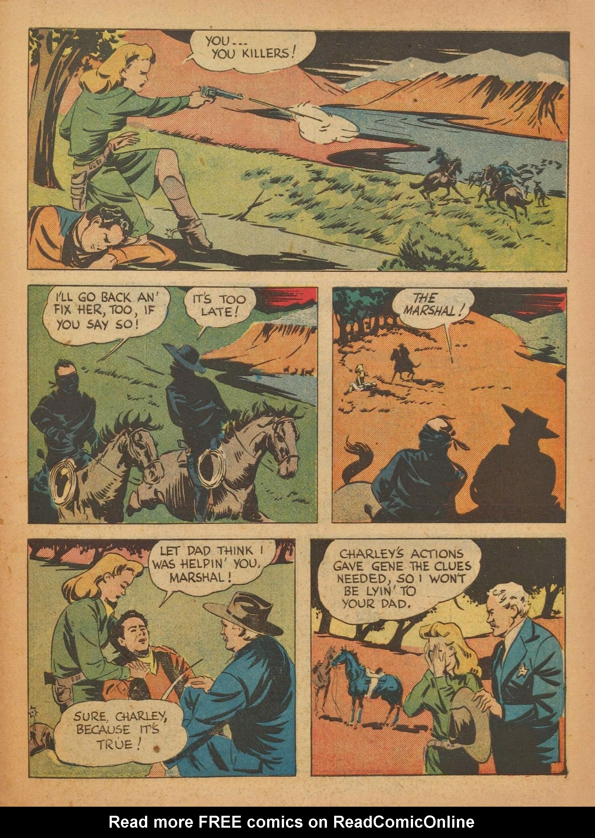 Read online Gene Autry Comics comic -  Issue #7 - 51
