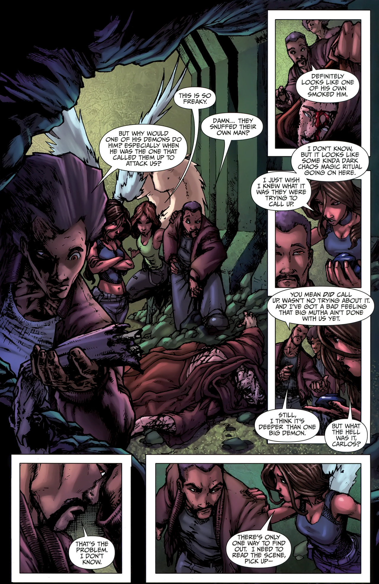 Read online L.A. Banks' Vampire Huntress: Dawn and Darkness comic -  Issue #2 - 12