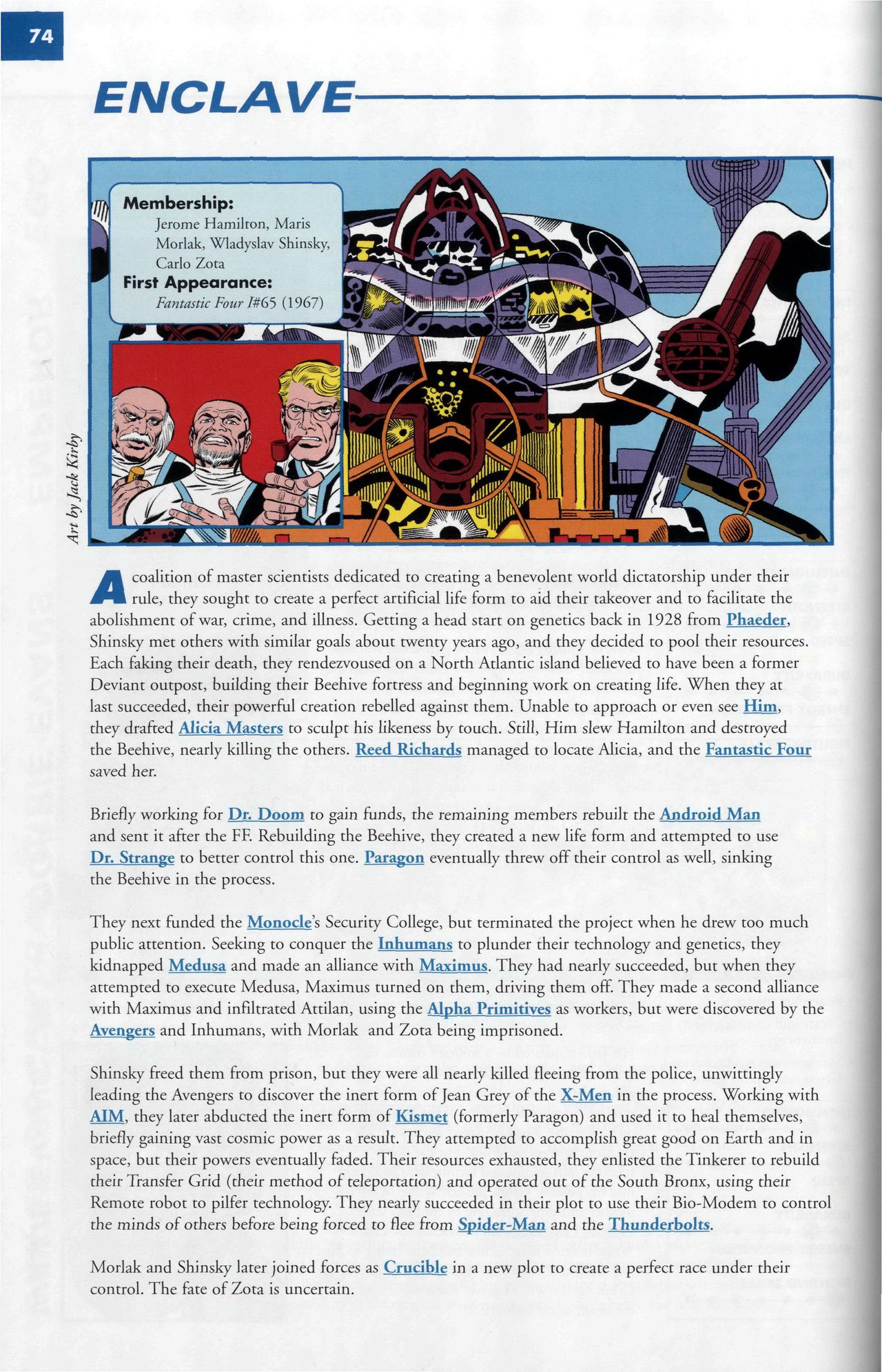 Read online Marvel Encyclopedia comic -  Issue # TPB 6 - 77