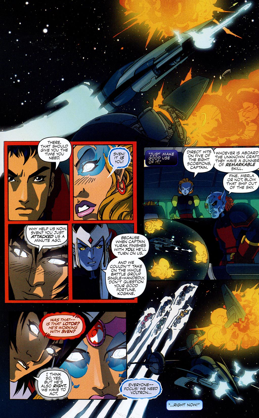 Read online Voltron: Defender of the Universe comic -  Issue #9 - 12