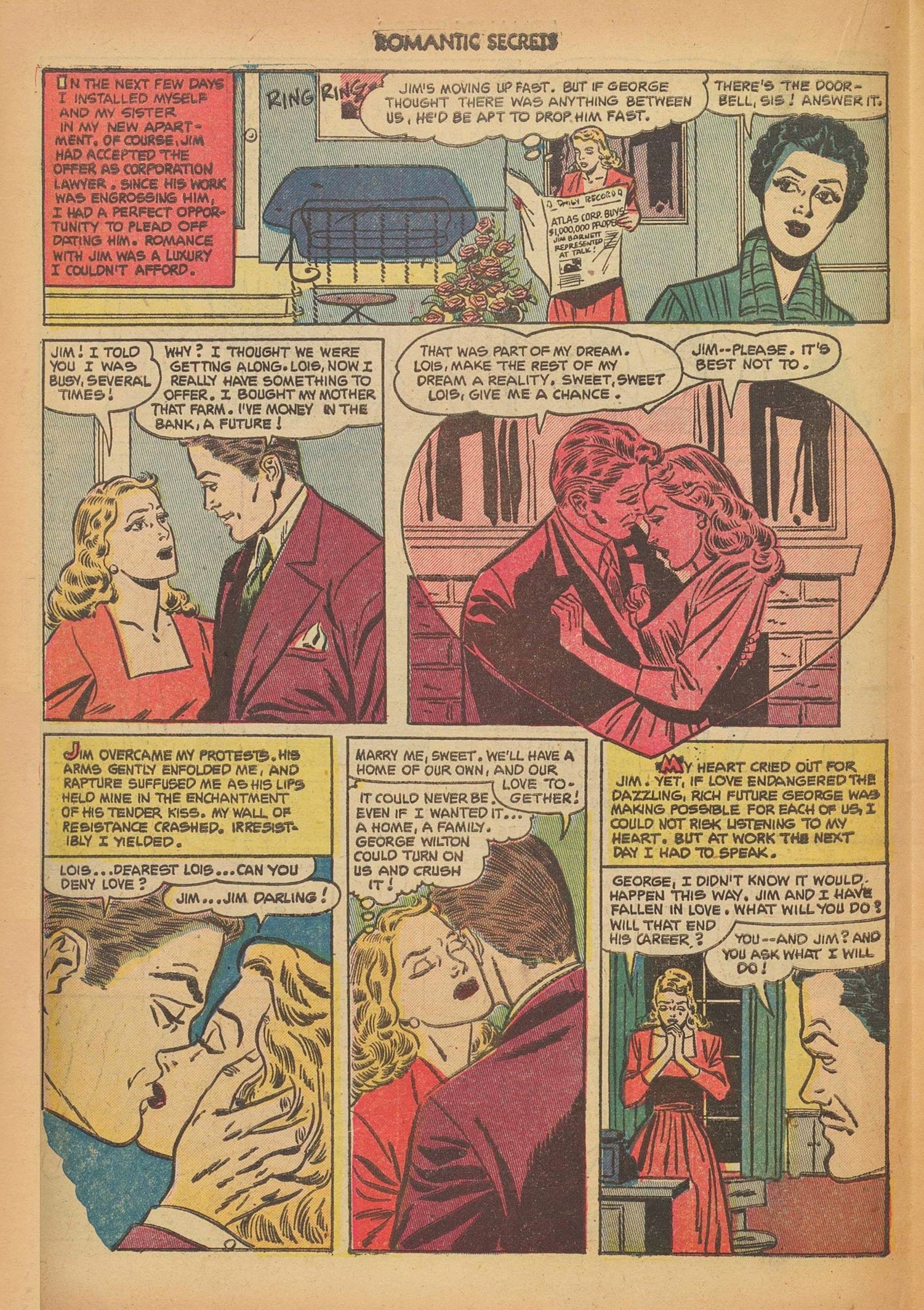Read online Romantic Secrets comic -  Issue #35 - 18
