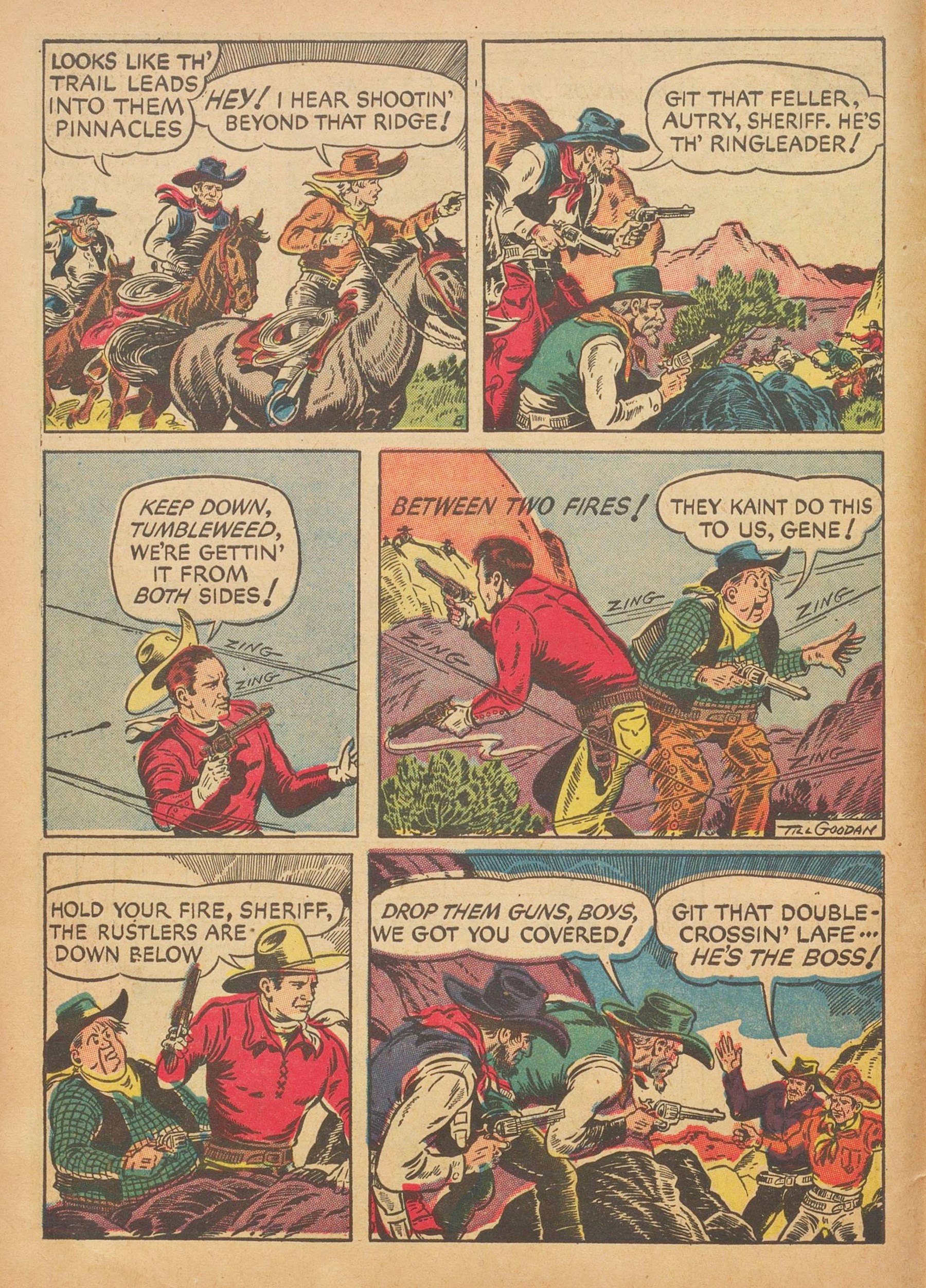Read online Gene Autry Comics comic -  Issue #2 - 8
