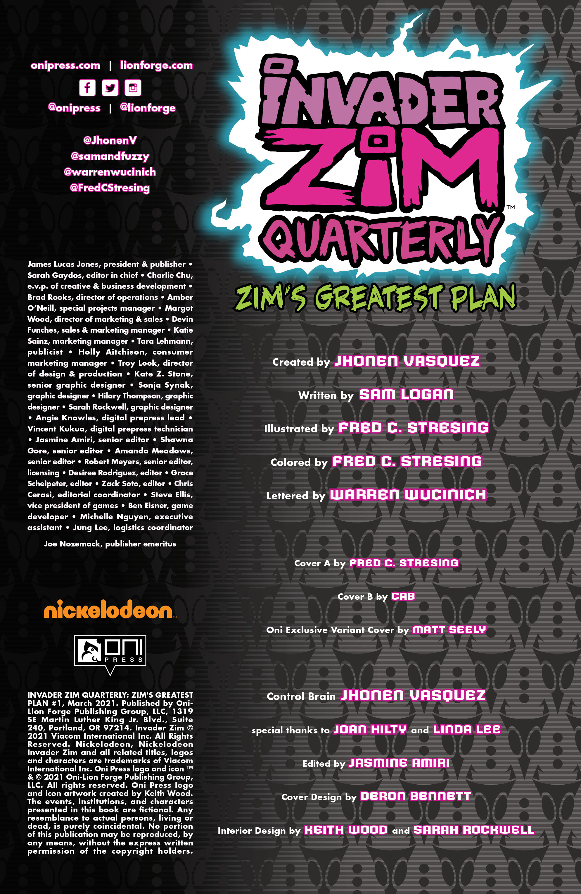 Read online Invader Zim Quarterly comic -  Issue #4 - 2